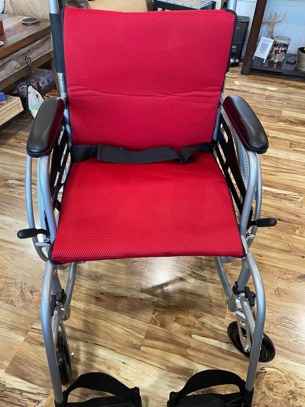 SUMELL Magnesium Lightweight Wheelchair - FSA HSA Eligible 21lbs Self propelled Chair with Travel Bag and Cushion, Portable and Folding 17.5