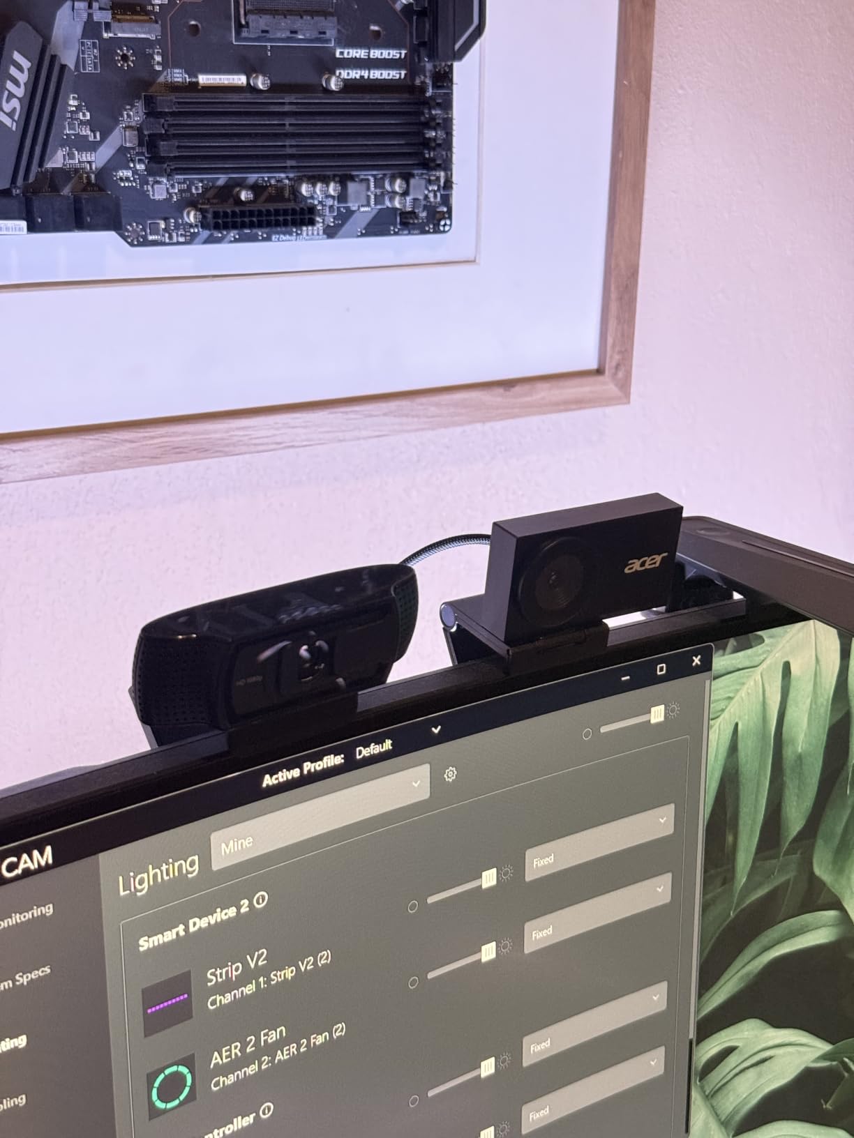 Acer 4K Webcam for PC/Mac with All-Metal Unibody Sculpted, Sony 1/2