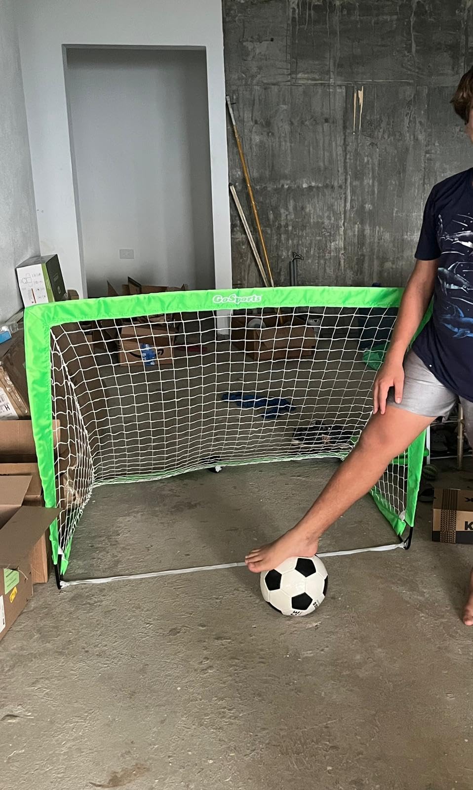 GoSports Portable Soccer Goals for Kids - 13 Color Options - Choose 4 x 3 ft or 6 x 4 ft - Team Tone Pop Up Nets for Backyard customer photo 2