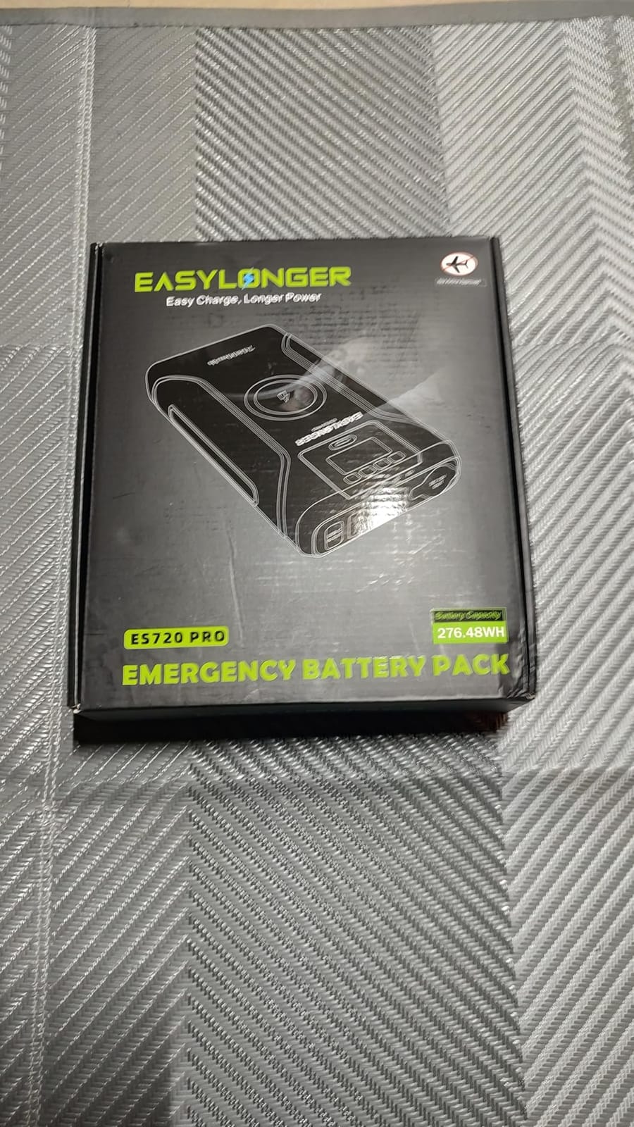 EASYLONGER ES720 CPAP Battery Backup, 266.4Wh Portable CPAP Power Supply | for AirSense 11, AirSense 10, AirCurve 10/11, AirMini, Philips Dreamstation1/2, Emergency CPAP Battery for Outdoor Camping customer photo 2