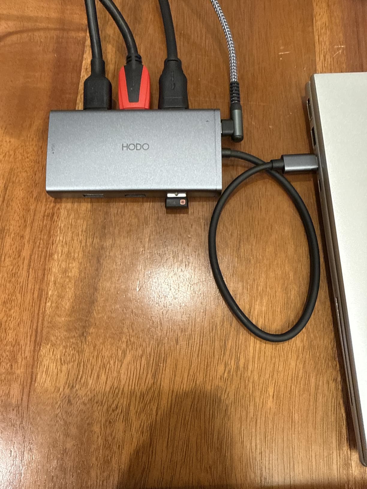 USB C Docking Station Dual Monitor for HP, Laptop Docking Station 3 Monitors | USB C Hub Quad Display USB C Adapter to 4K HDMI+DP+VGA, 3USB 2.0, PD, USB C Dock Dongle 8 in 1 Computer Docking Station for Dell customer photo 2