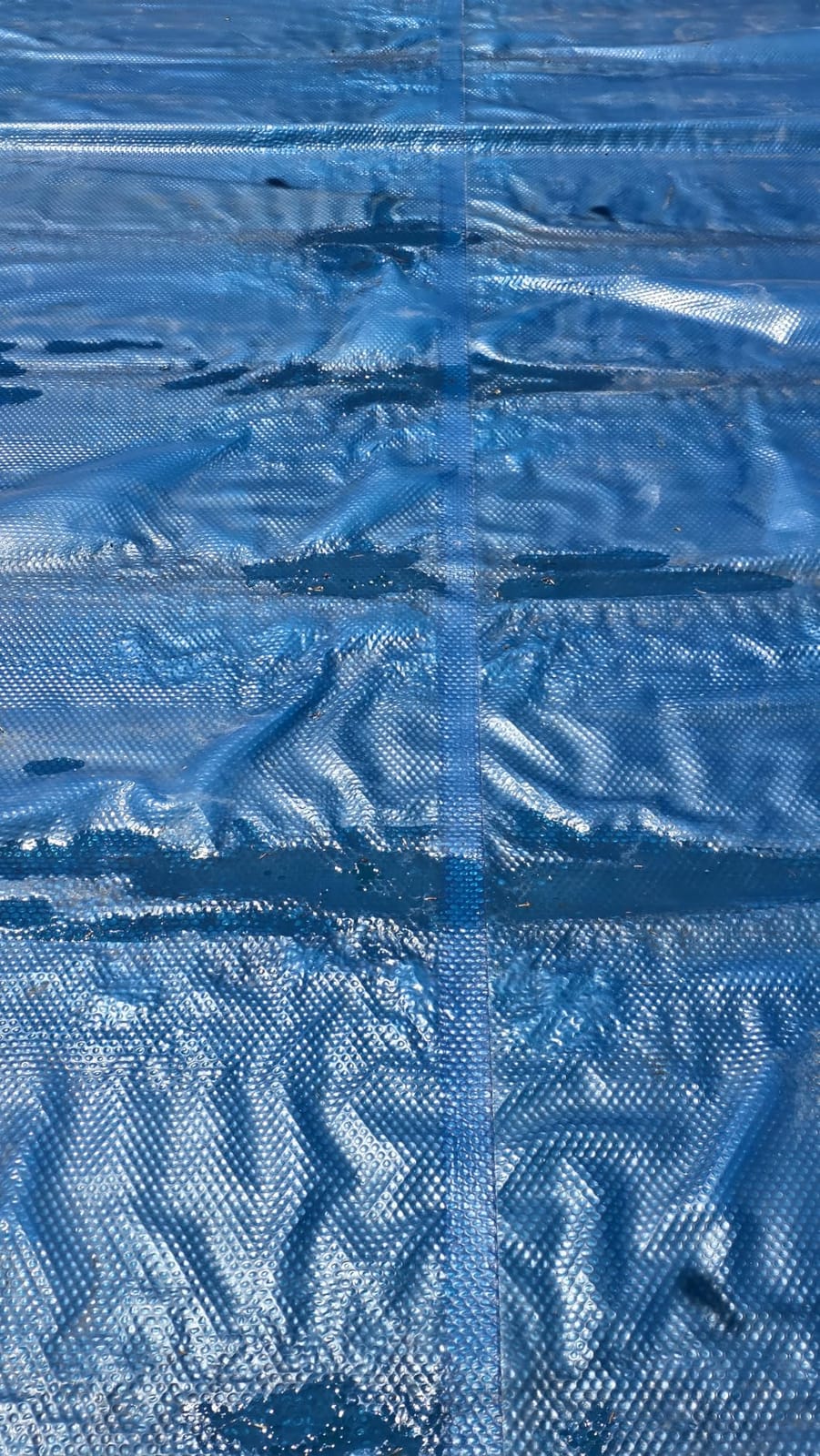 VINGLI 12x24ft Solar Pool Cover 12mil Rectangle Blue customer photo 1