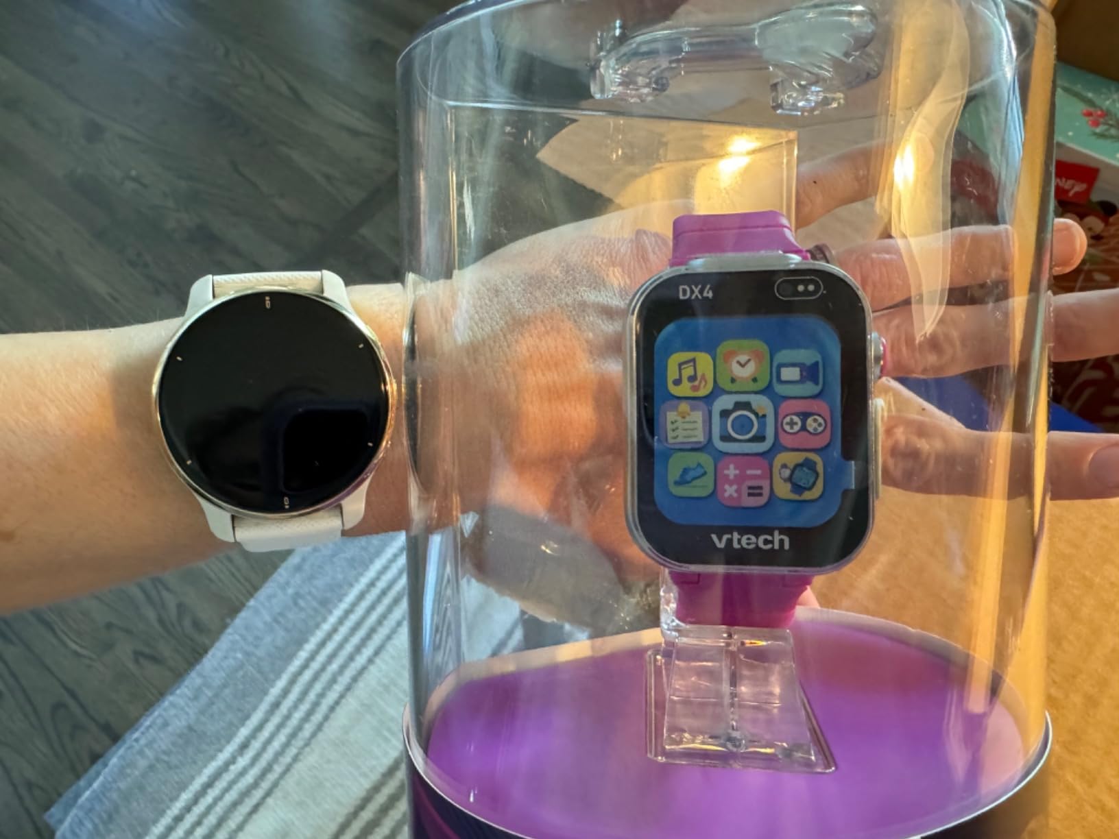 VTech KidiZoom Smartwatch DX4, Blue customer photo 2