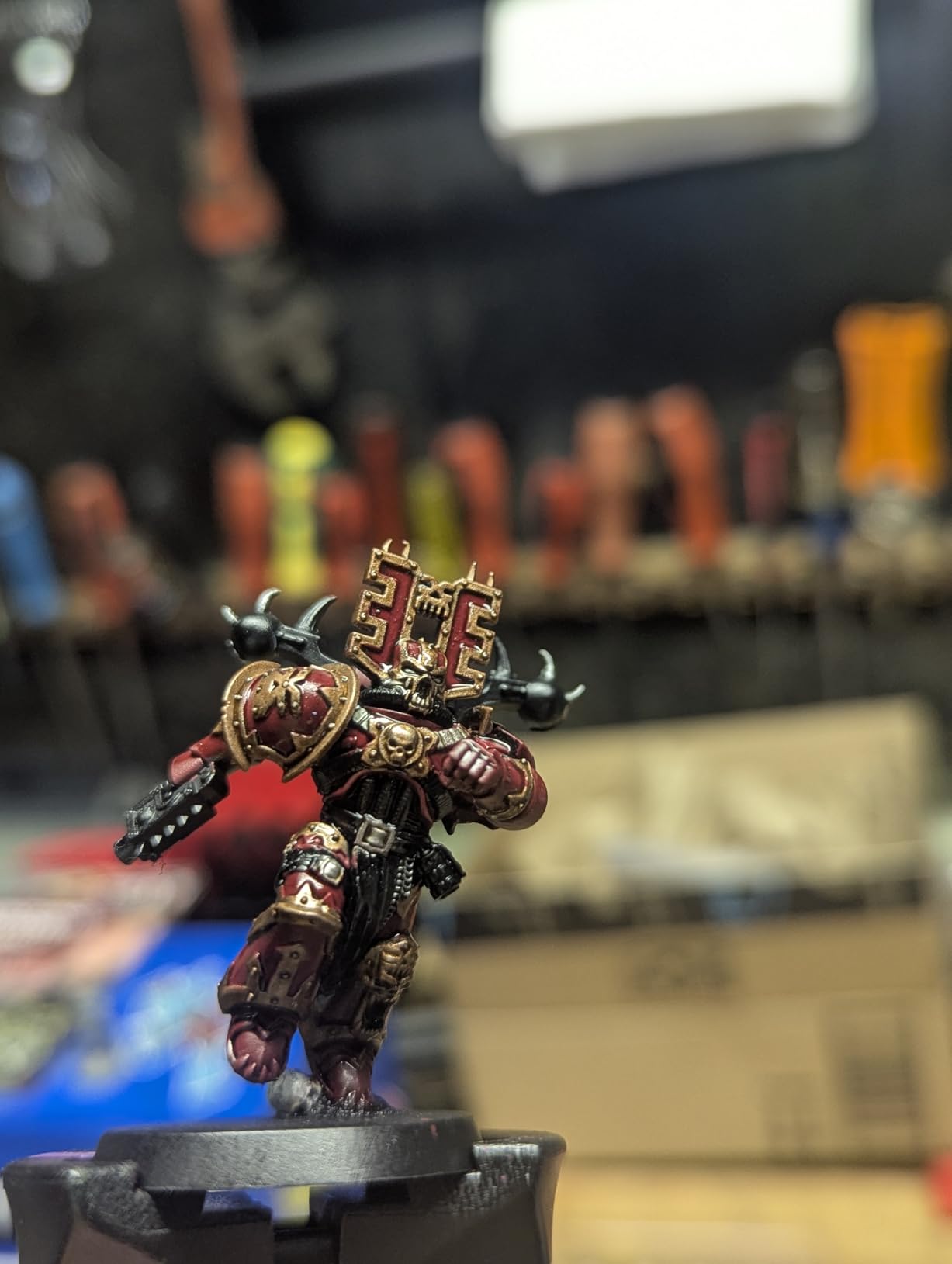 Warpaints Fanatic Mega Set, 50 x 18 ml | Painting Set incl. Skin Tones, Metallics, Effects, Washes, 1 Free Paint Station & 1 Brush - Model Paint for Warhammer & Dnd customer photo 1