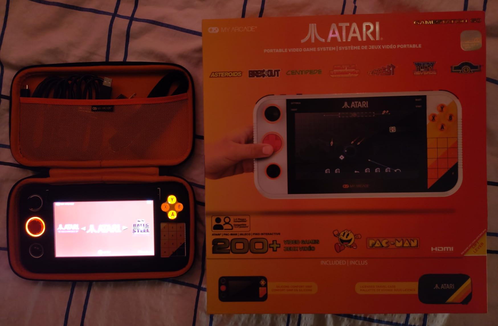 My Arcade Atari Gamestation Go: 200+ Preloaded Retro Games, Includes PACMAN customer photo 1