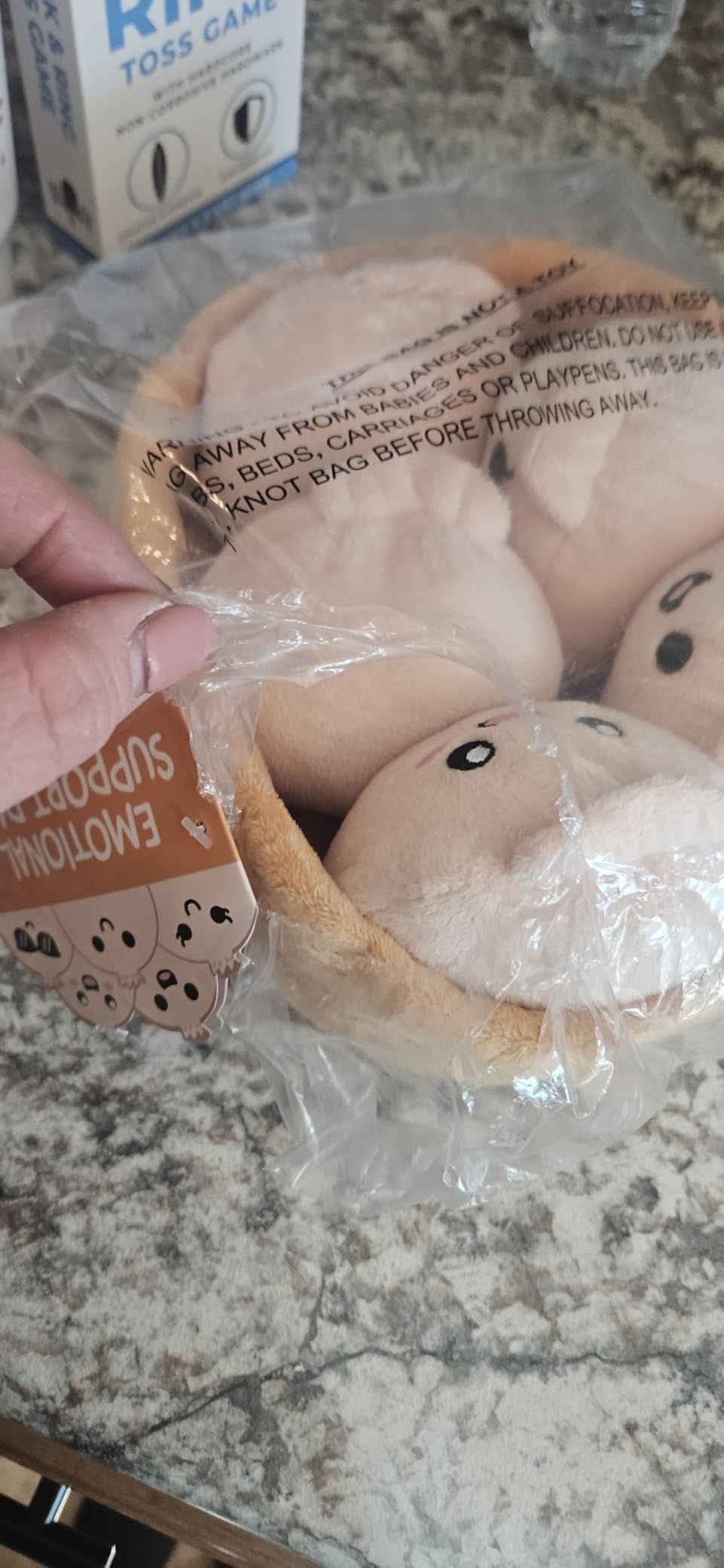 Emotional Support Hot Dogs, Cuddly Stuffed Animals by Relatable - Squishy Toys and Plushies - Includes 5 Plushies with Carrying Basket customer photo 2