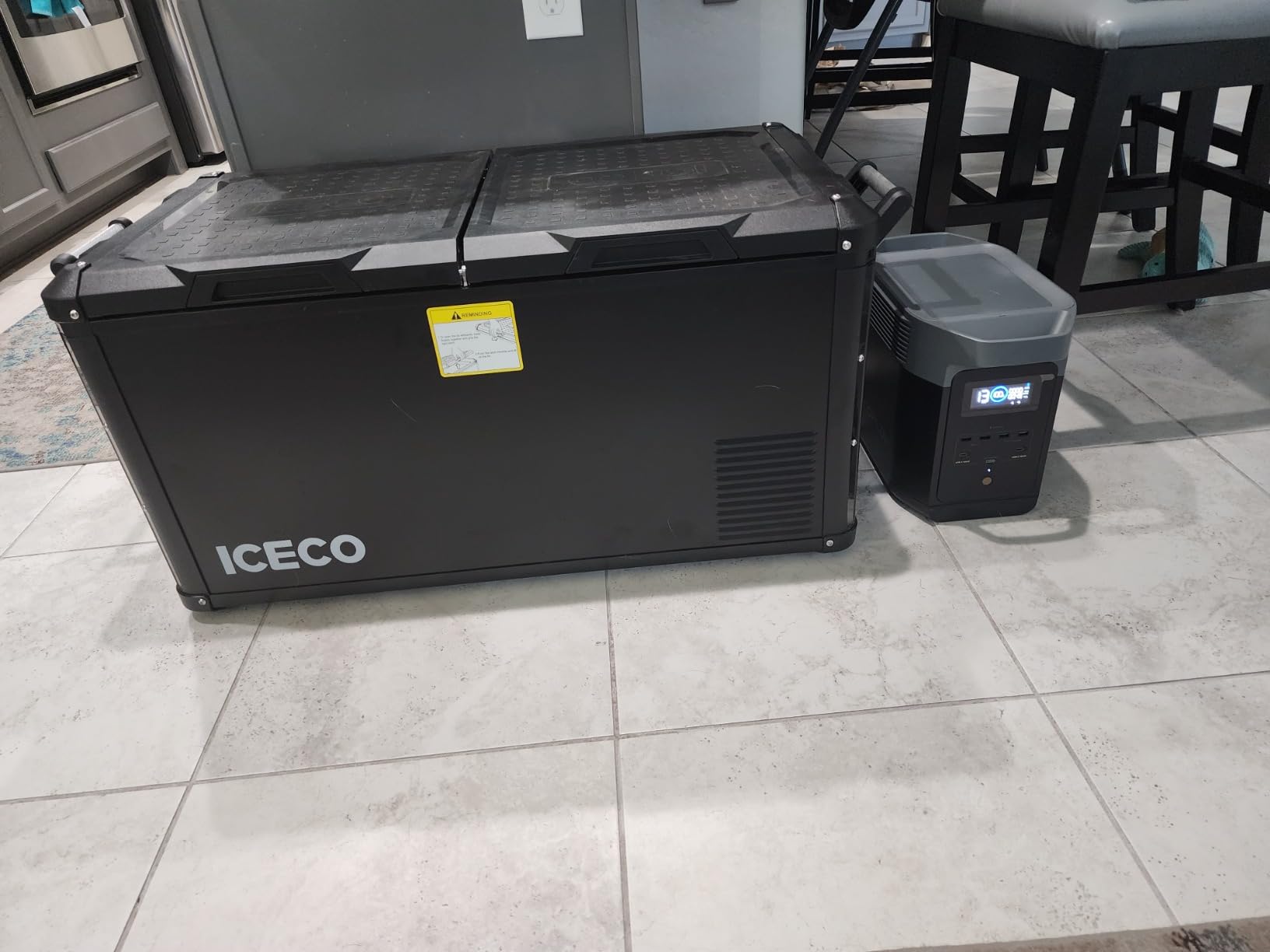 ICECO VL75 ProD 12V Refrigerator, Portable Freezer Fridge with AC/DC, 75L Dual Zone Car Fridge Powered by SECOP, 0F to 50F, Electric Cooler for Car, Camping and Home Use Olive Green Special Edition customer photo 1