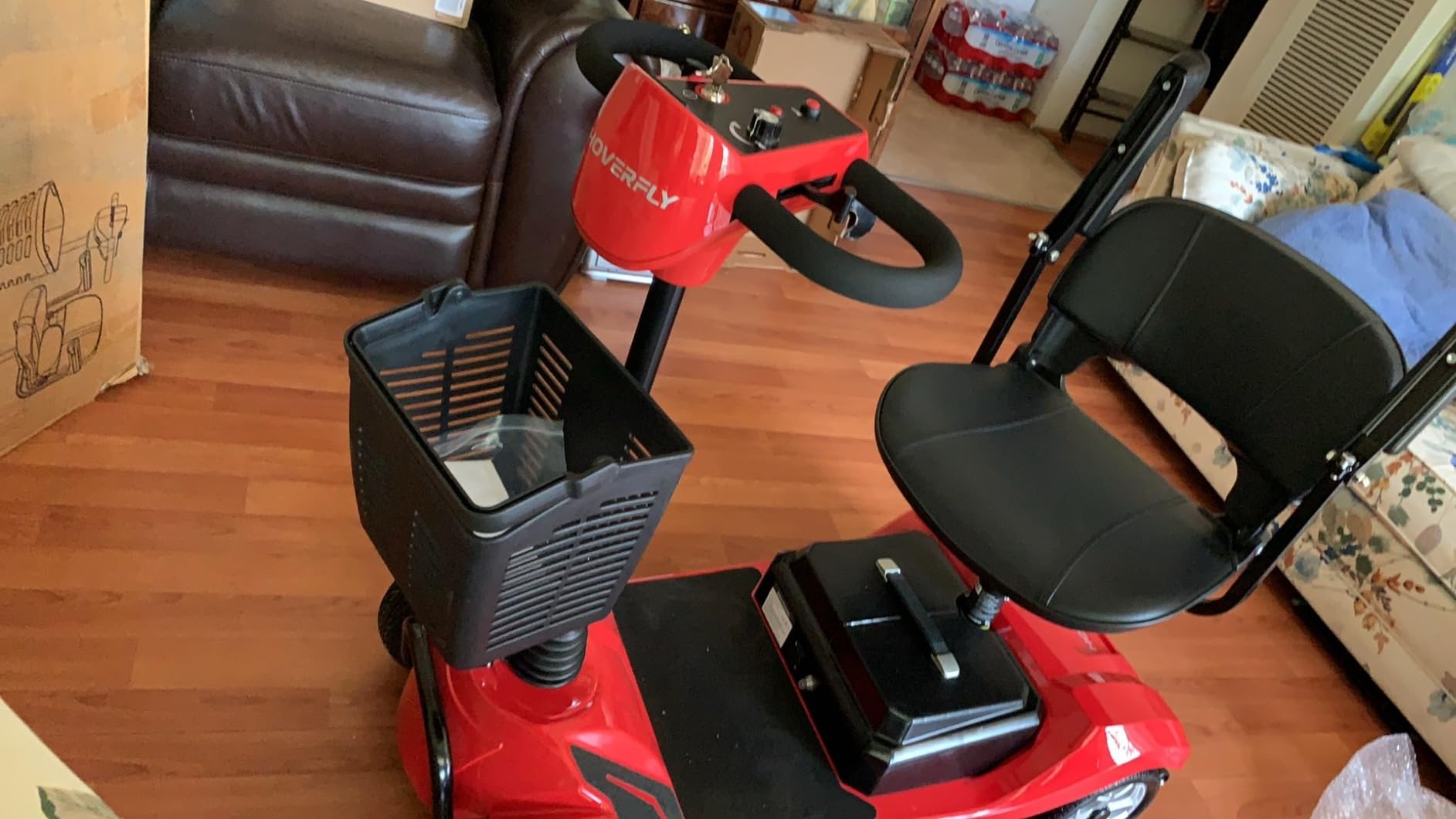 Hoverfly T4 4-Wheel Mobility Scooter for Seniors/Adults, Max 12.4 Miles | Max 3.7mph, 9