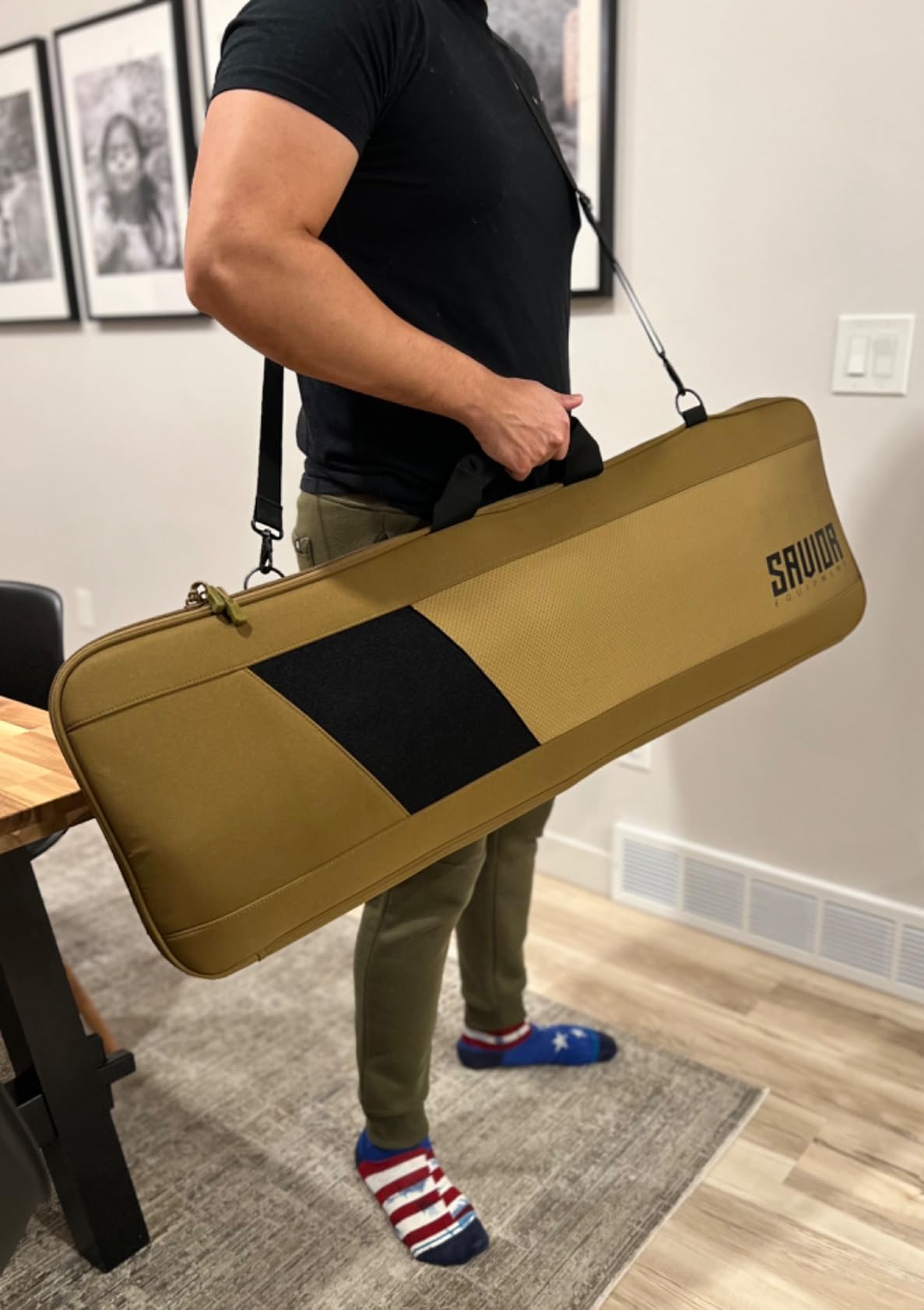 Savior Equipment Specialist Single Long Gun Bag Tactical Padded Soft Case w/Padded Handle Carrier, Adjustable Sling, Dual Lockable Zipper customer photo 1