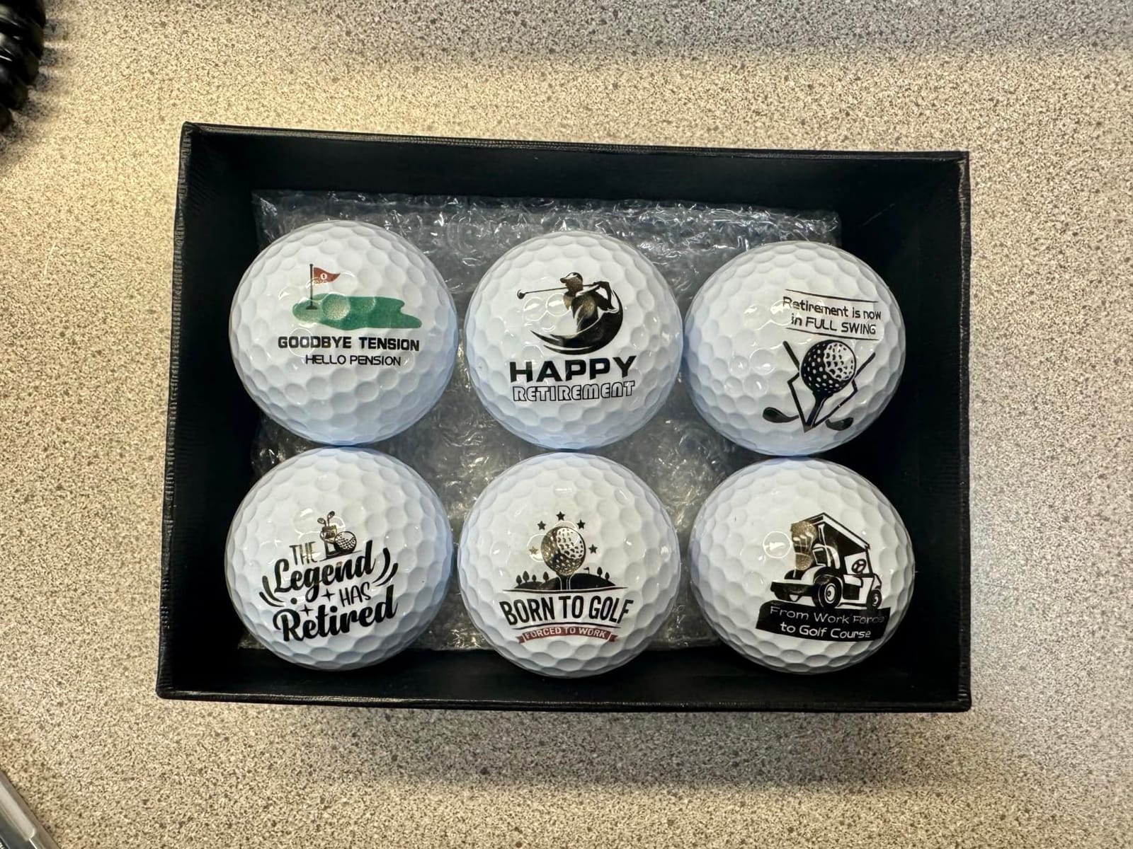 Arrowbash Retirement Gifts for Men | Funny Retirement Golf Balls with Tees and Gift Box for Dad, Grandpa, Coworkers, Teachers, Boss, Friends, Retirees customer photo 2