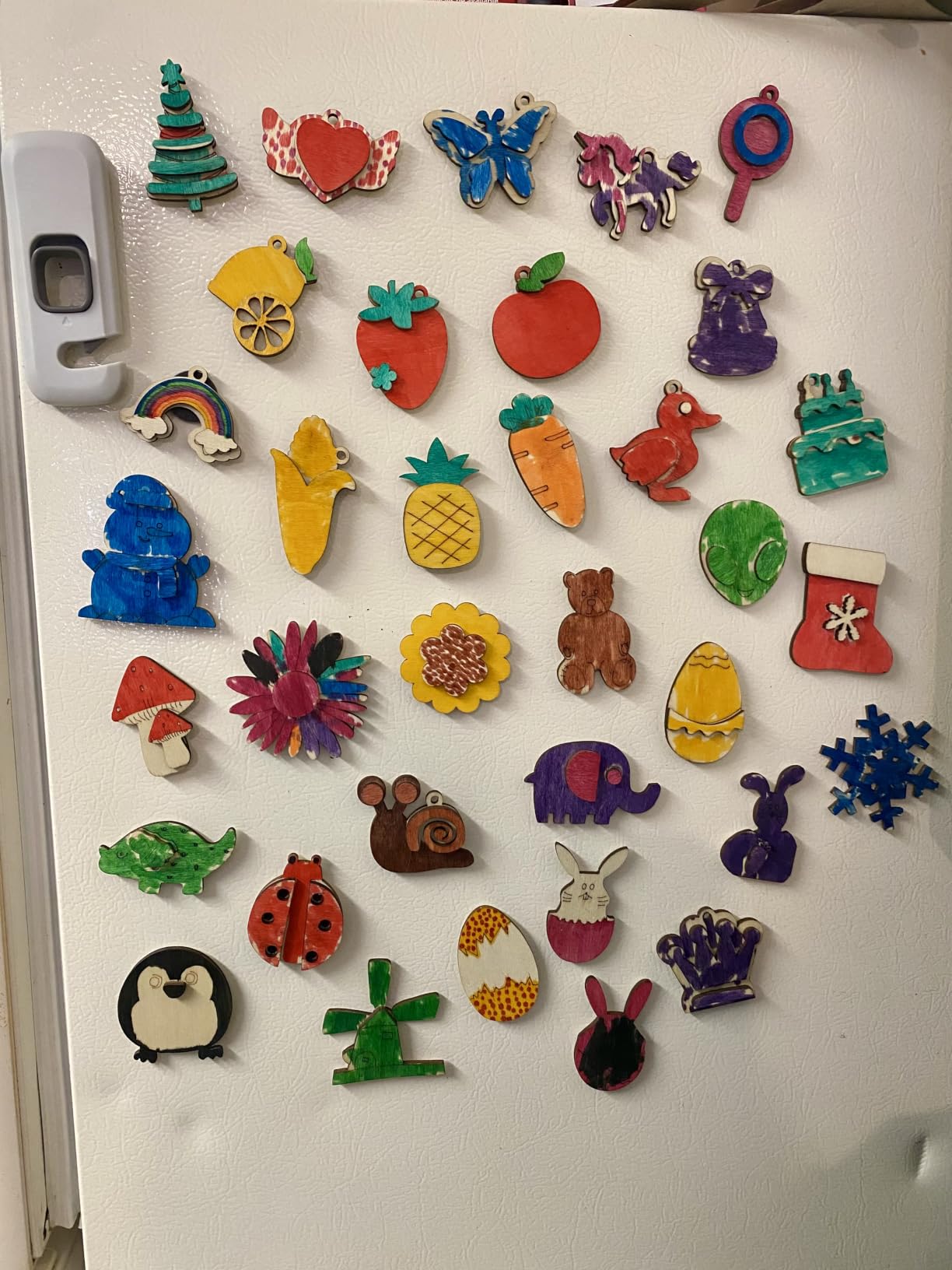 DIY Wooden Magnet 36 Art Craft Supplies Painting Kit for Kids Ages 4-8 8-12 | Party Favors for Boys Girls Birthday Easter Crafts Gifts Toys Basket Goodie Bag Stuffers customer photo 2