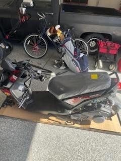 HHH Rocket 150 Moped Street Gas Scooter 150cc Motorcycle Automatic Adult Bike with 12 inch Aluminum Wheels (Black) customer photo 2