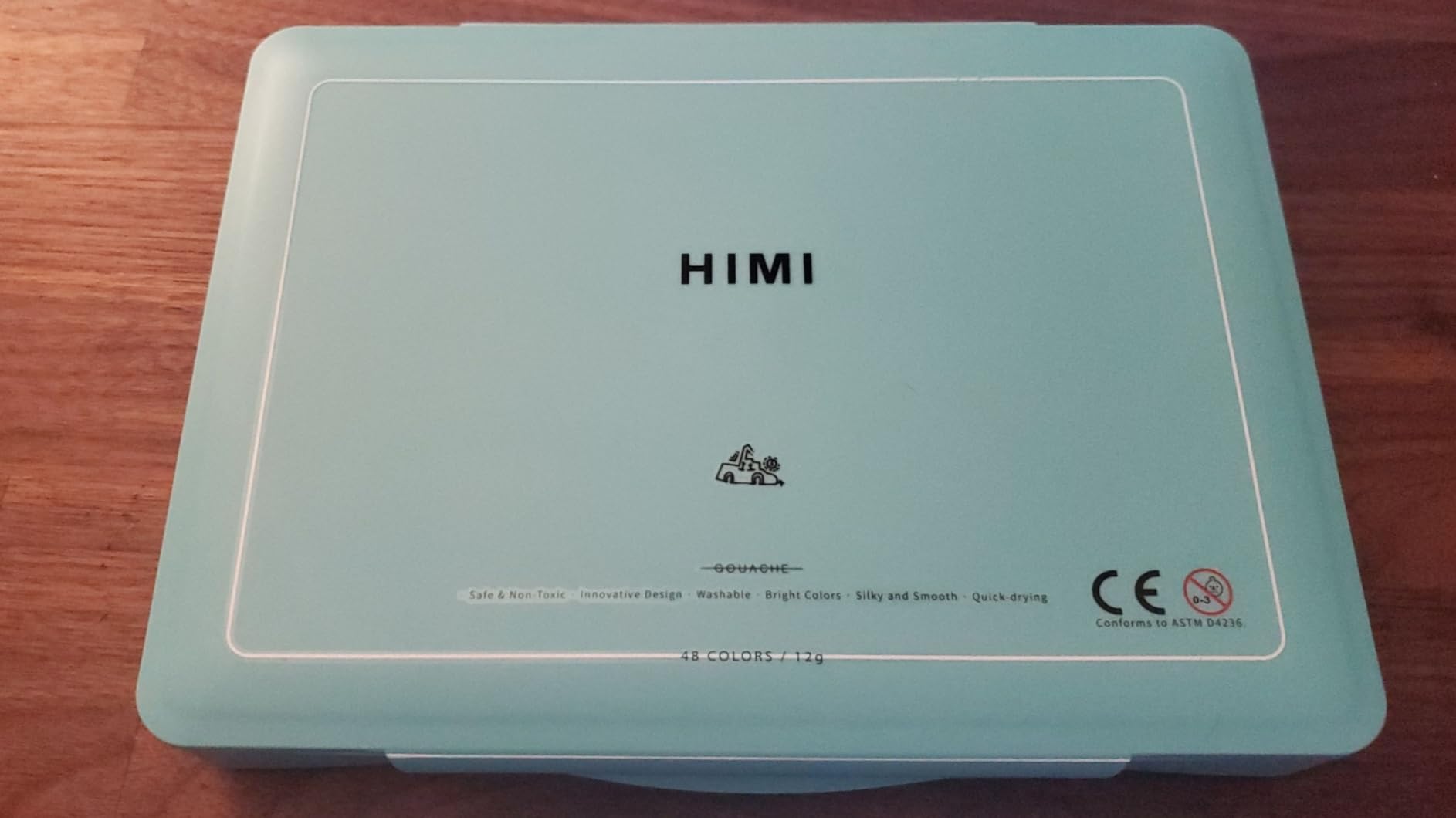 HIMI Twin Cup Jelly Gouache Paint Set, 112 Colors 12g, Jelly Cup Design, Gouache Paint Non Toxic for Canvas and Paper, Art Supplies for Professionals and Beginner (Ice Blue) customer photo 2