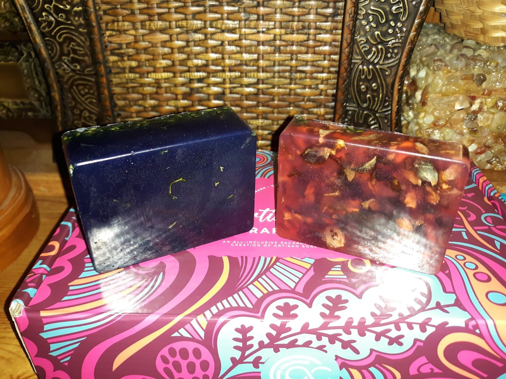 Soap Making Kit - Soap Making Supplies melt and Pour - DIY Set for Adults and Kids, Includes soap Base, Silicone molds, fragrances, Rose and Lavender Petals, by Prime Creations customer photo 2