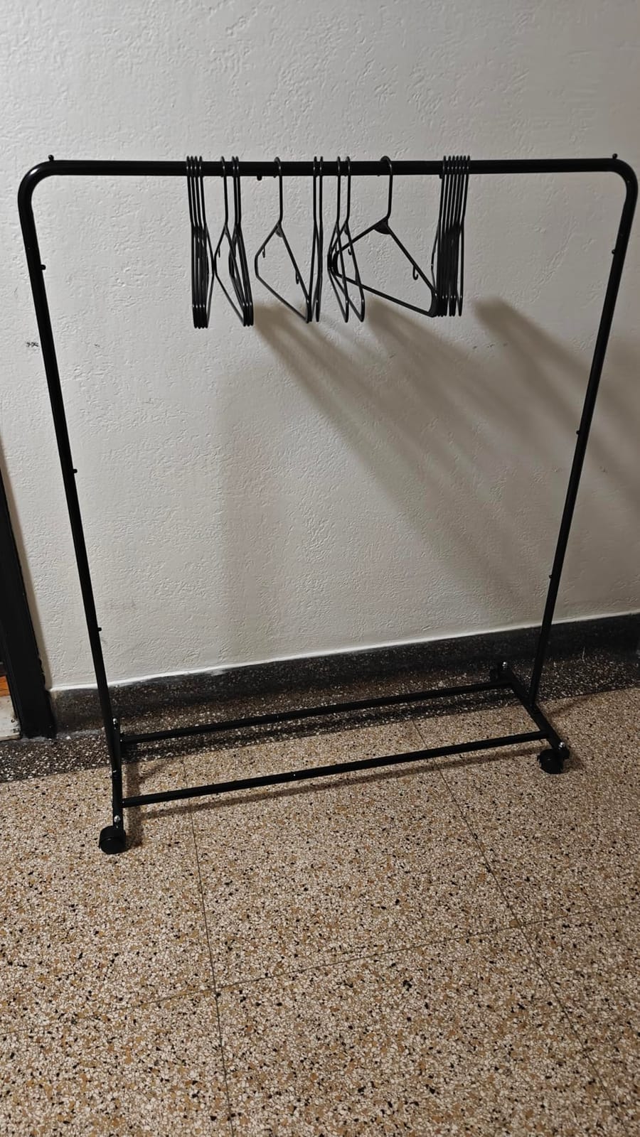 Simple Trending Clothing Rack, Portable Garment Rack, Clothes Rack, Black customer photo 1