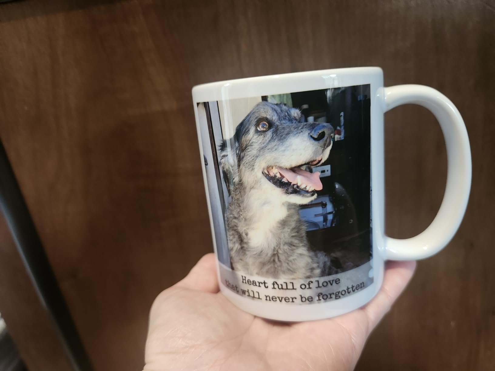 Personalized Coffee Mug, Custom Picture Text or Logo Ceramic Mug, Customized Gift for Men & Women, 11 Oz Tea Cup customer photo 2