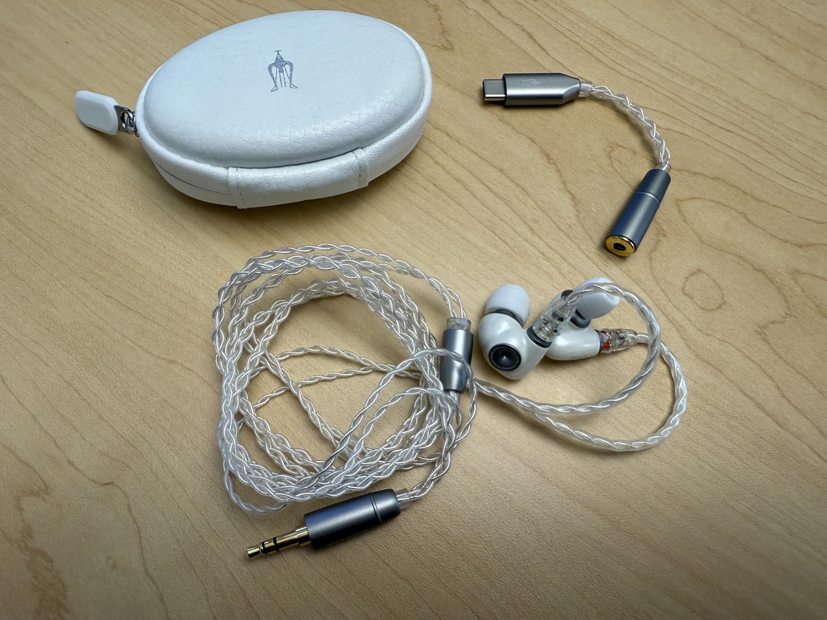 MEZE AUDIO ALBA | Wired Earbuds in-Ear Monitor Headphones for Audiophiles | USB-C Adapter Included | Smartphone Compatible | Noise Isolating | Ergonomic Metal Chassis customer photo 1