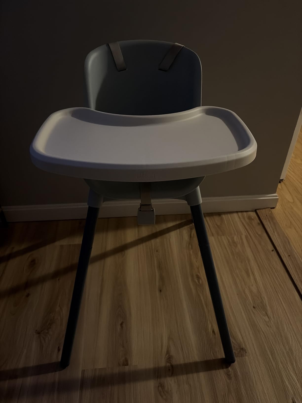 Chicco Zest 4-in-1 Folding High Chair, Feeding Chair, Toddler Chair and Youth Stool, Multi-Use Easy Clean High Chair, Capri/Blue customer photo 1
