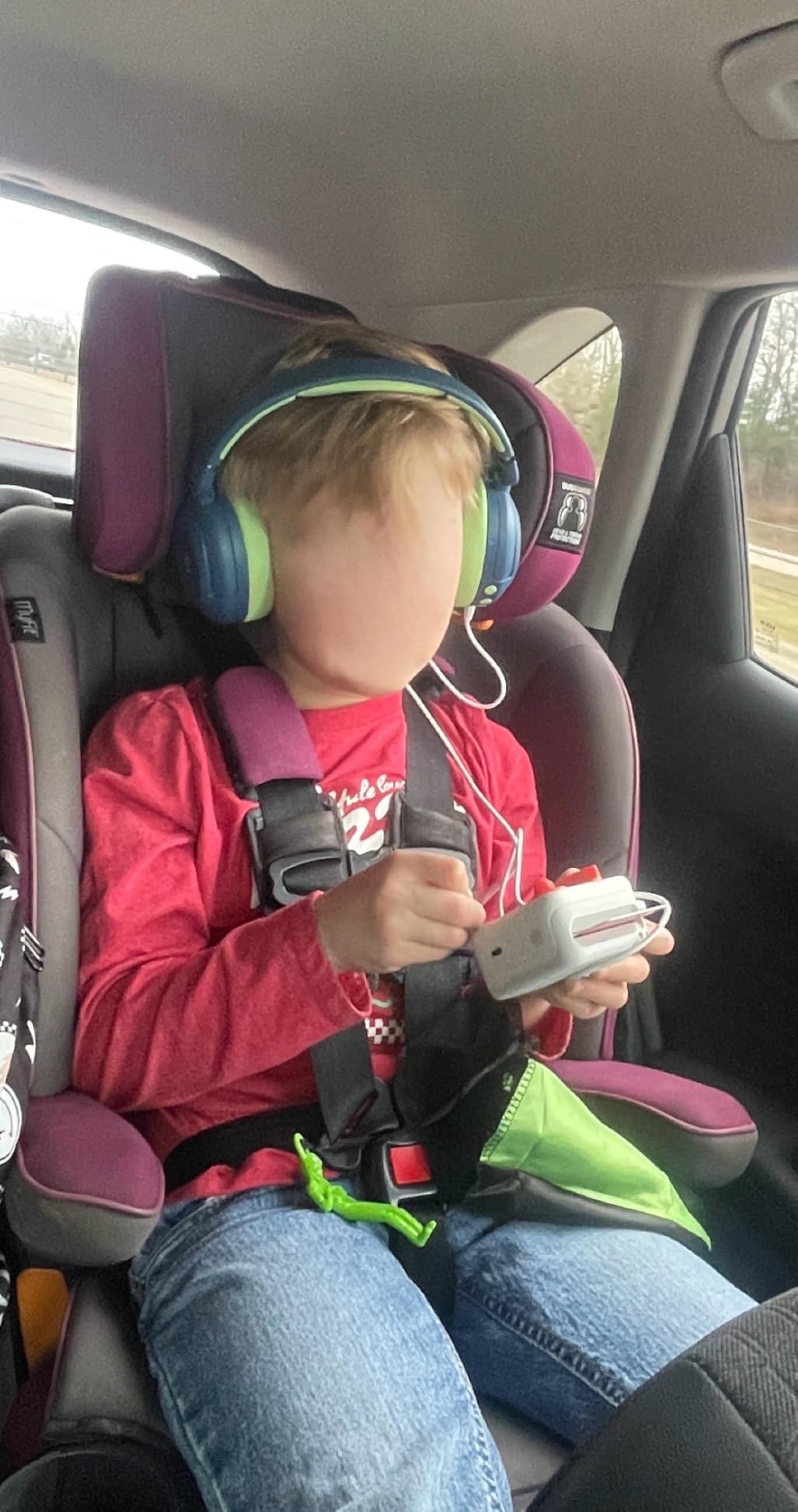 iClever BTH20 Active Noise Cancelling Headphones for Kids Toddler Travel | SafeSound Tech3.1, 60H Play Time, USB C AUX Cable, Award-Winning Kids Bluetooth Wireless Headphones for Boys/Girls/Autism customer photo 2