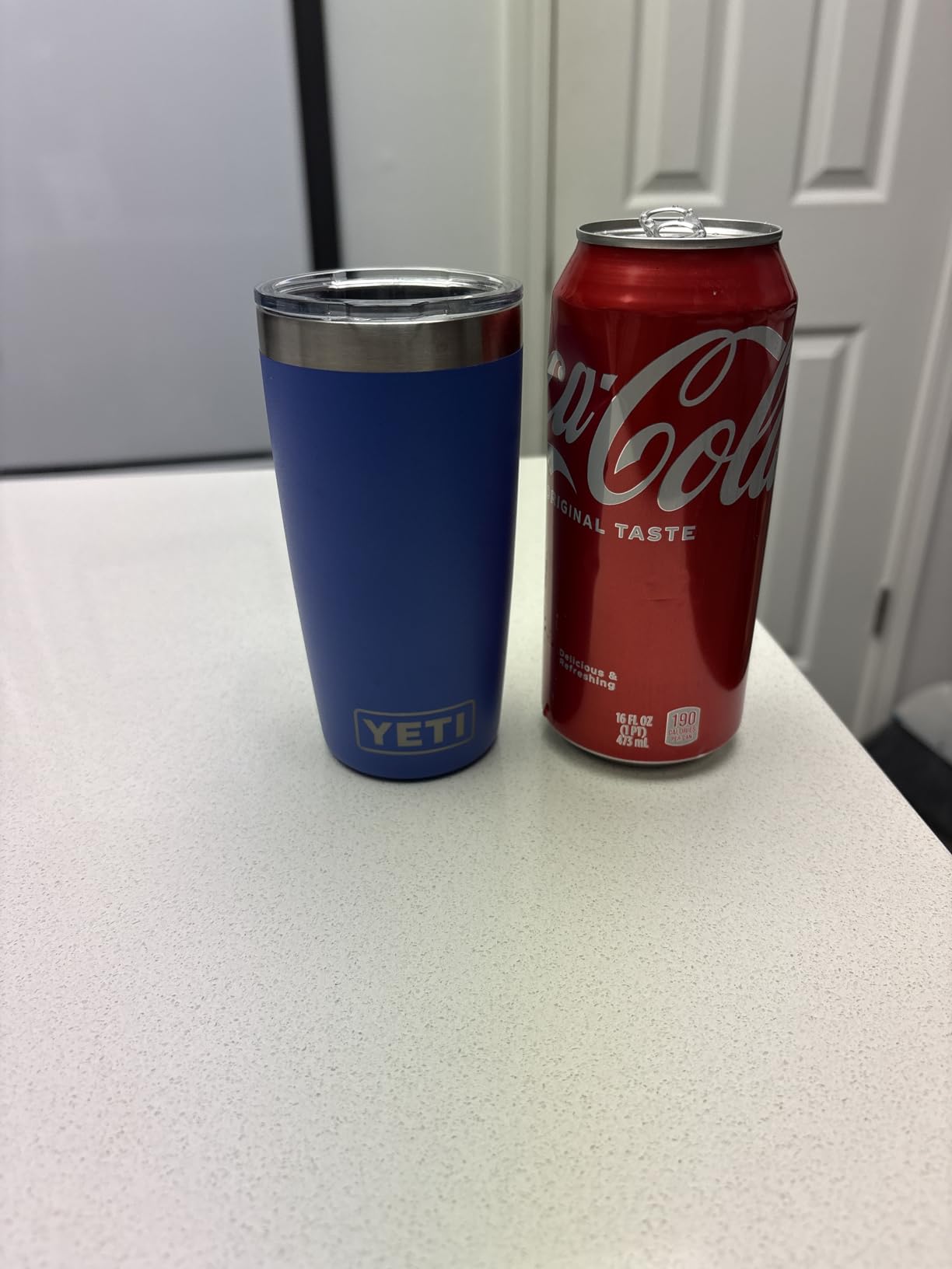 Rambler 10 oz Tumbler, Stainless Steel, Vacuum Insulated with MagSlider Lid, Tropical Pink customer photo 2