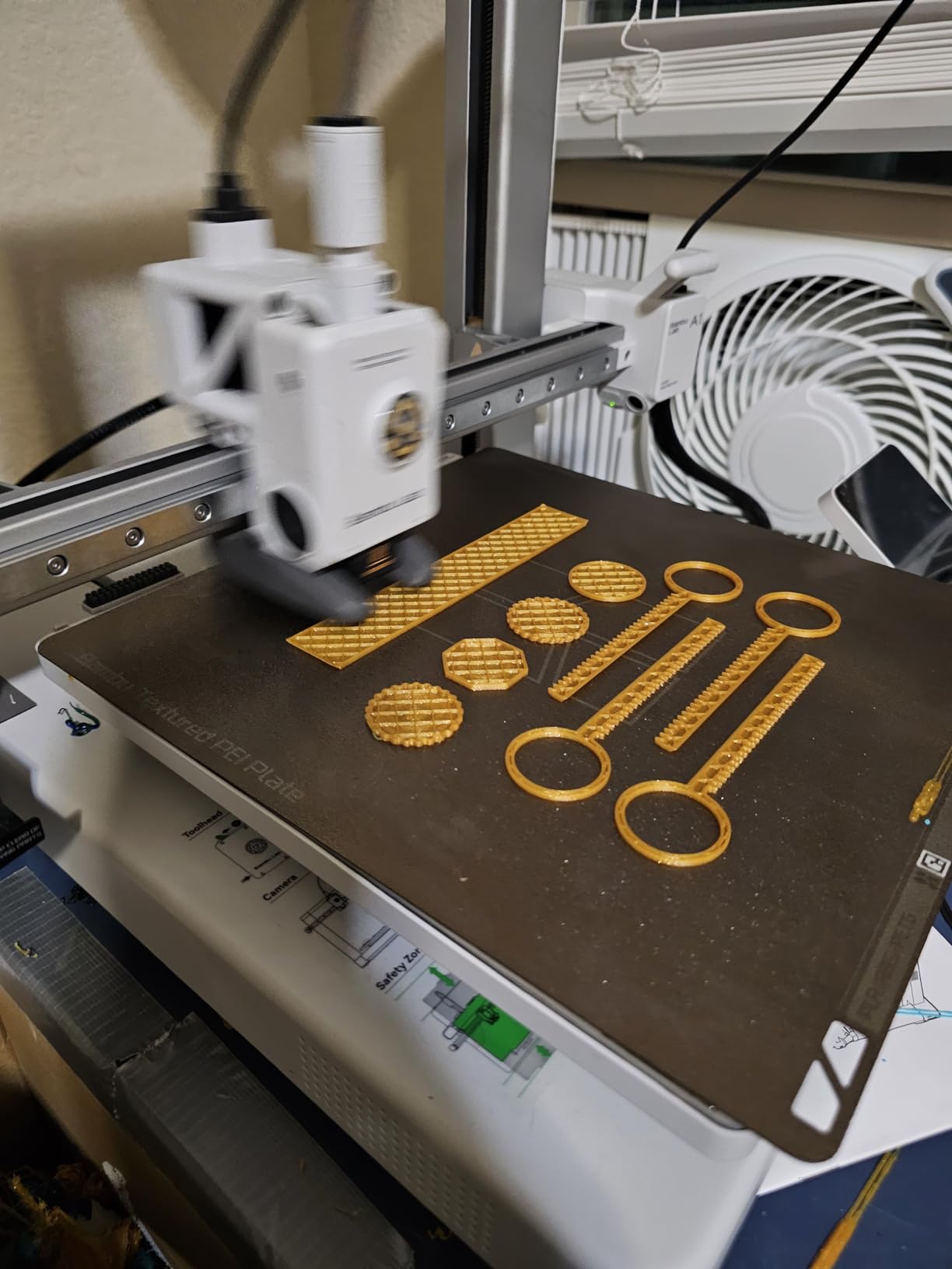 Bambu Lab A1 3D Printer, Ready-to-Use FDM 3D Printer for Beginners and Kids | Beginner-Friendly Ecosystem with MakerWorld Model Library, Full-Auto Calibration & Active Flow Rate Compensation, ≤48 dB Quiet customer photo 2