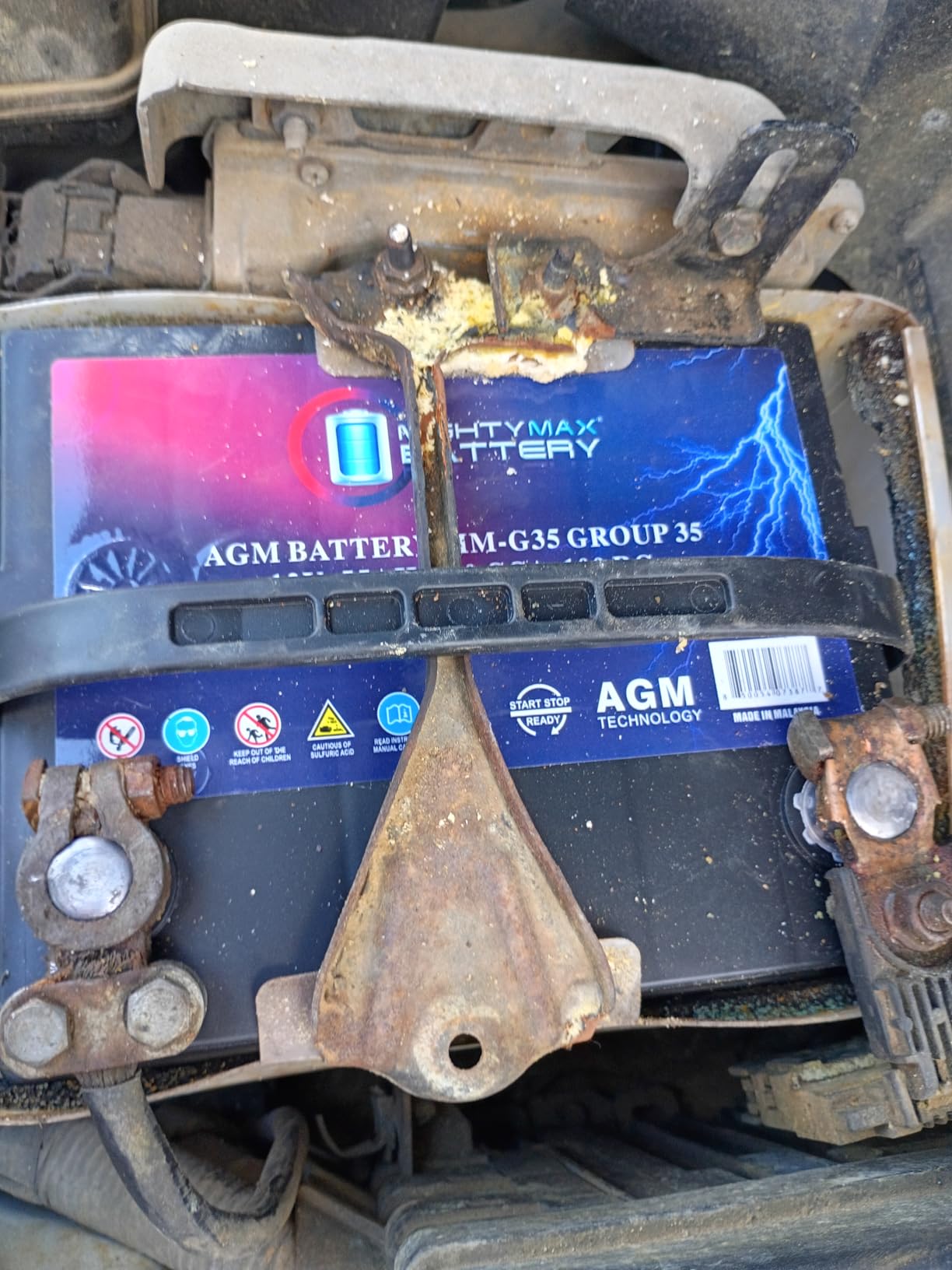 Mighty Max Battery MM-H8 Start and Stop Car BCI Group 49 12V 95Ah, 160RC, 900 CCA Rechargeable AGM Car Battery customer photo 1