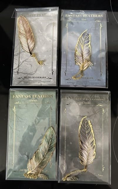 4 Pieces Metal Bookmarks with Tassel, Golden Hollow Bookmark Oil Painting Theme Book Mark Bookmarks for Book Lovers Writers Readers Children Teens Men Women Adults customer photo 1