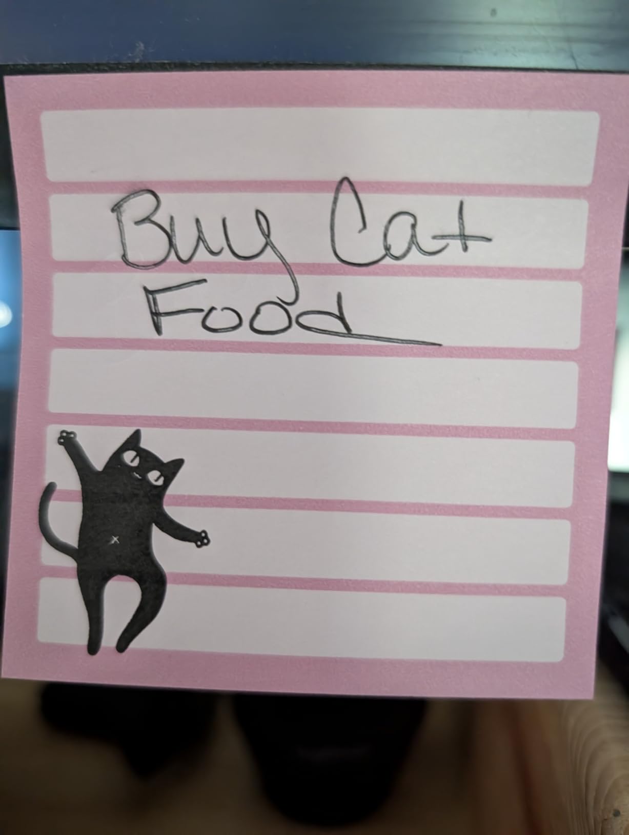 Mr. Pen- Black Cat Sticky Notes Set, 3