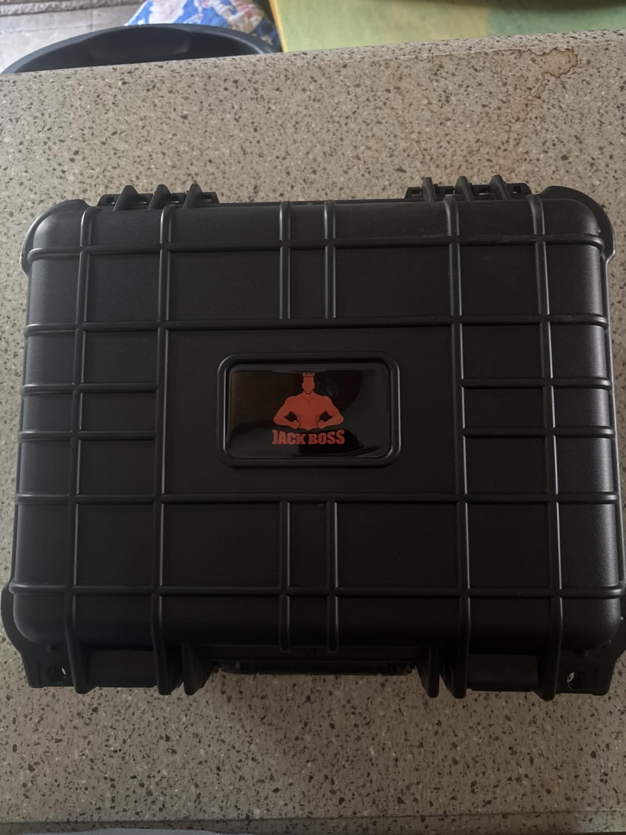 Hard Case, 13.6x11.4x6 Inch Portable Weather Waterproof Protective Camera Case with Customizable Foam, Fit Use of Drones, Camera, Equipments, Black customer photo 2