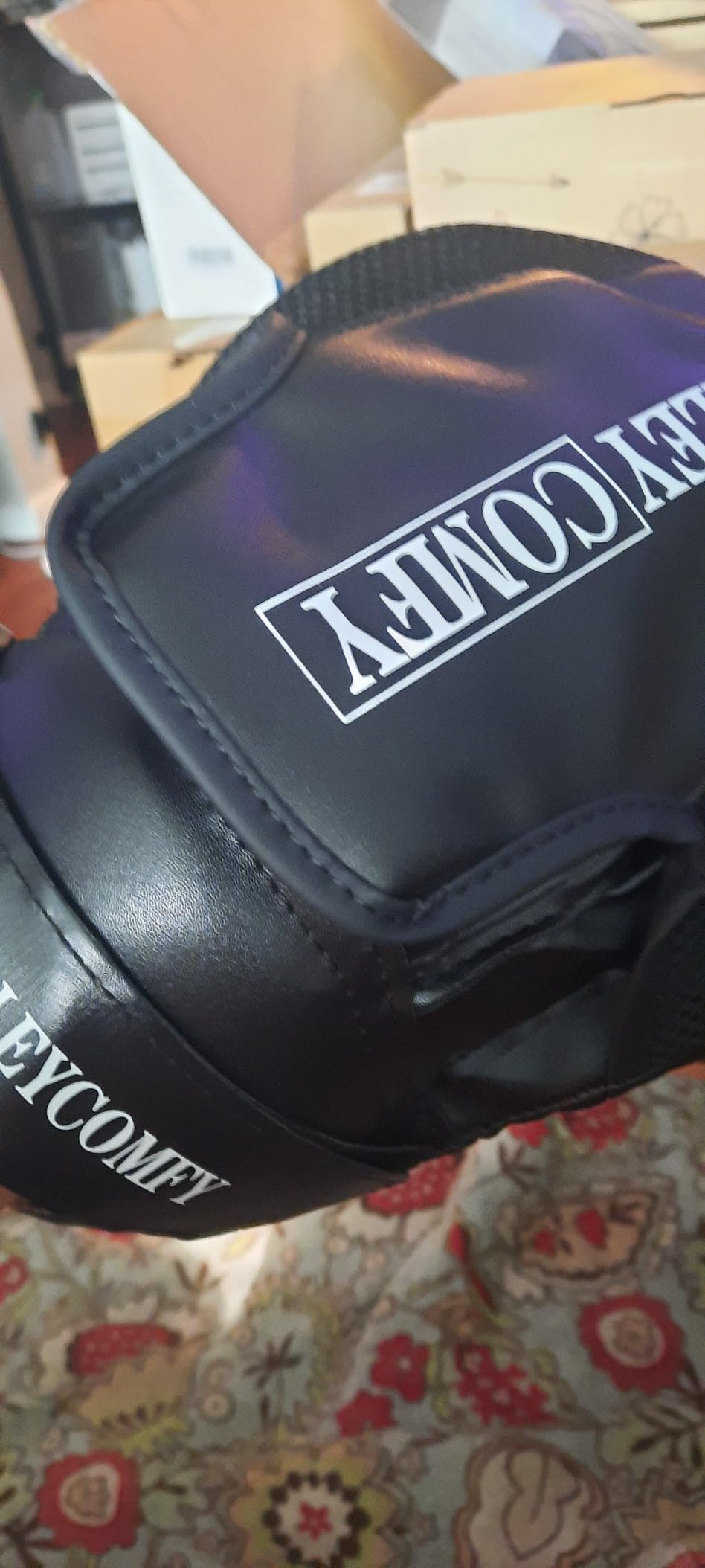 Valleycomfy Boxing Pads Punching Mitts for Training, Muay Thai, Martial Arts | Curved Focus Punch Mitts, for Men and Women, for Muay Thai, Kickboxing, Taekwondo customer photo 2