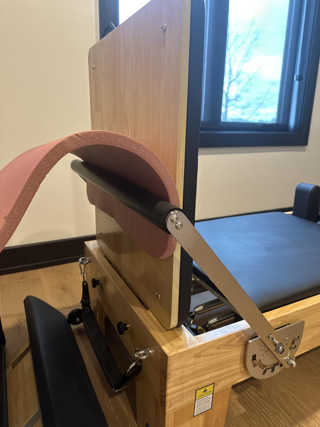 DELAVIN Pilates Reformer for Home Gym, Solid Wood Pilates Reformer Machine | 90% Pre-installed, Springs/Jump Board/Reformer Box/Accessories, SS Tower, 440LBS Capacity, for Home/Pilates Studio (FBA) customer photo 1
