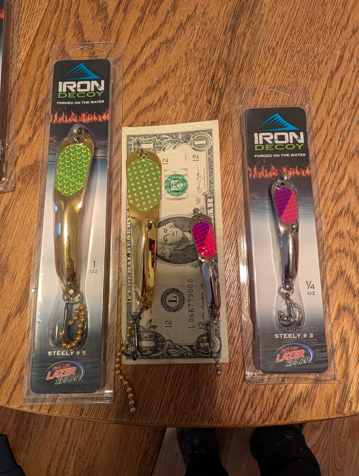 IRON DECOY Steely Fishing Lure Spoon, Casting, Trolling, Jigging, Ice, Lake, River, Stream, Freshwater, Trout, Bass, Walleye, Salmon, Crappie, Pike customer photo 1