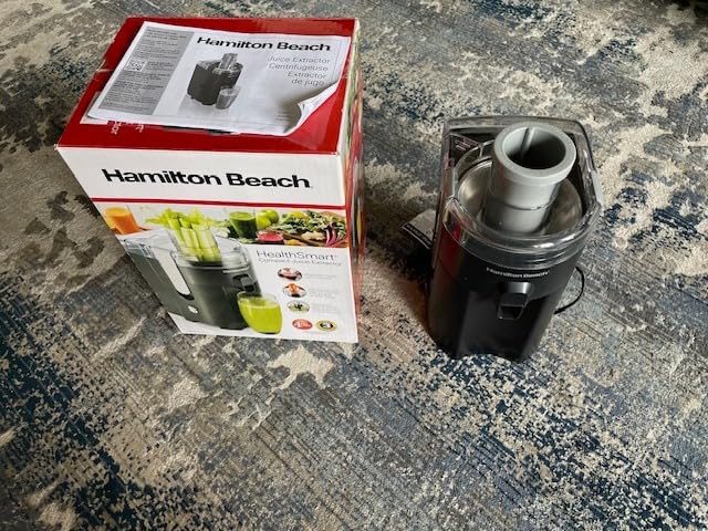 Hamilton Beach HealthSmart Compact Centrifugal Juicer Machine, 2.4