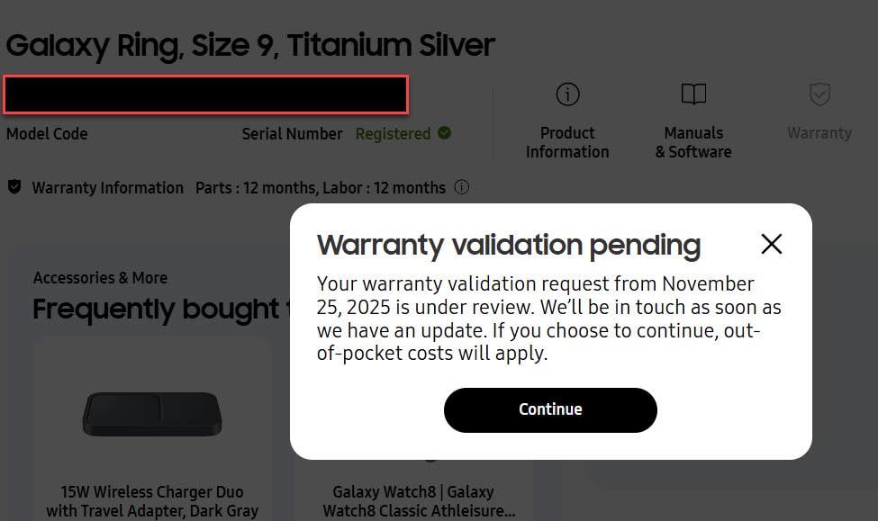 Samsung Galaxy Ring, AI Smart Ring, Size 10, Titanium Black, Fitness Monitor, Sleep Tracker, Up to 7-Day Battery, No App Subscription customer photo 2
