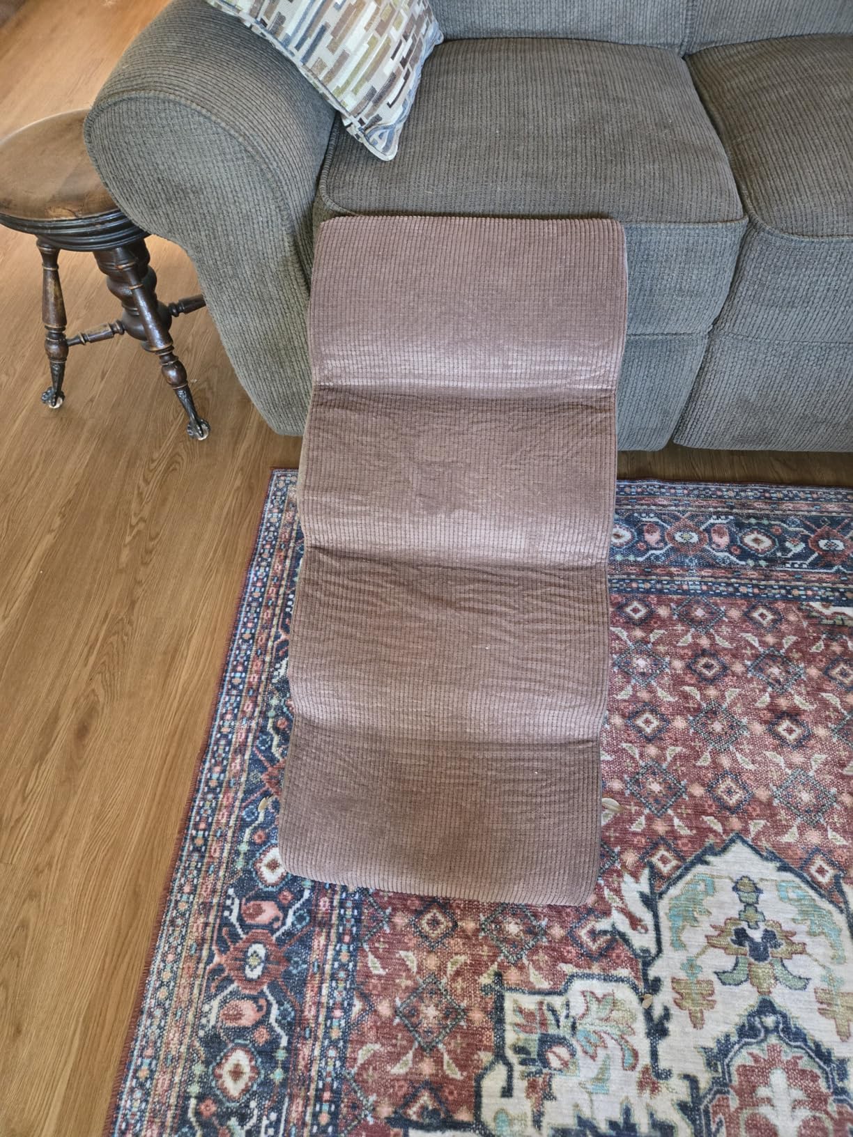 Dog Stairs for Small Dogs, 4-Step Dog Ramp for Bed 19.7