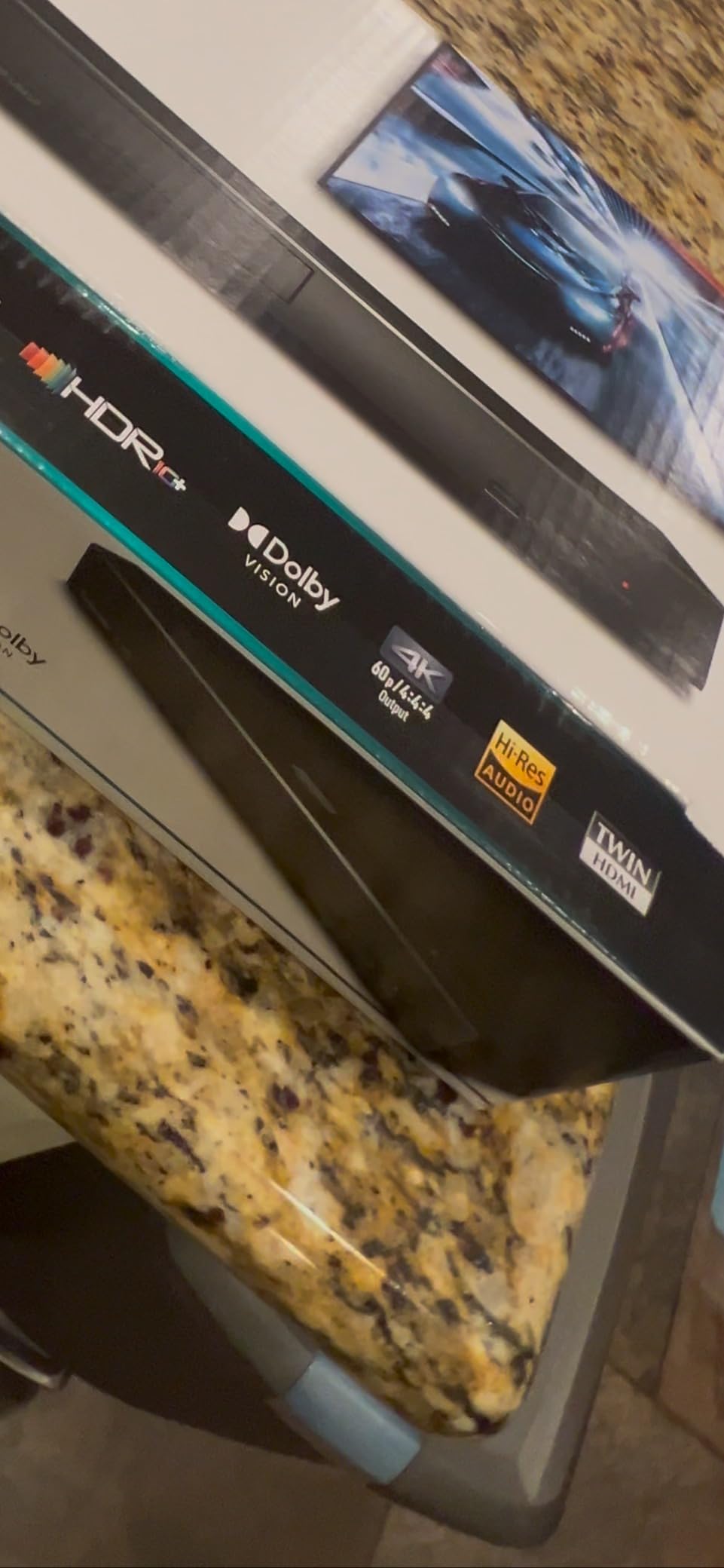 Panasonic Premium 4K Blu Ray Player, UHD DVD Blu Ray Player with Hi-Res Sound, 4K VOD Streaming, HDR10+ and Dolby Vision, DP-UB450 (Black) customer photo 2