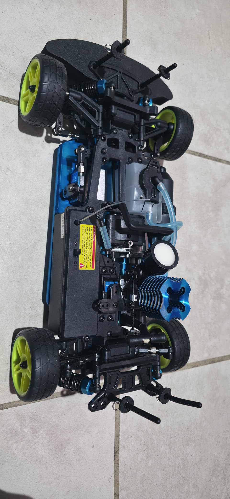 Nitro RC Cars 1/10 Two Speed Nitro Gas Power Car for Adults - Fast Drift 4WD 80KM/H Metal Chassis Gas Off Road Short Course Truck (Black) customer photo 1