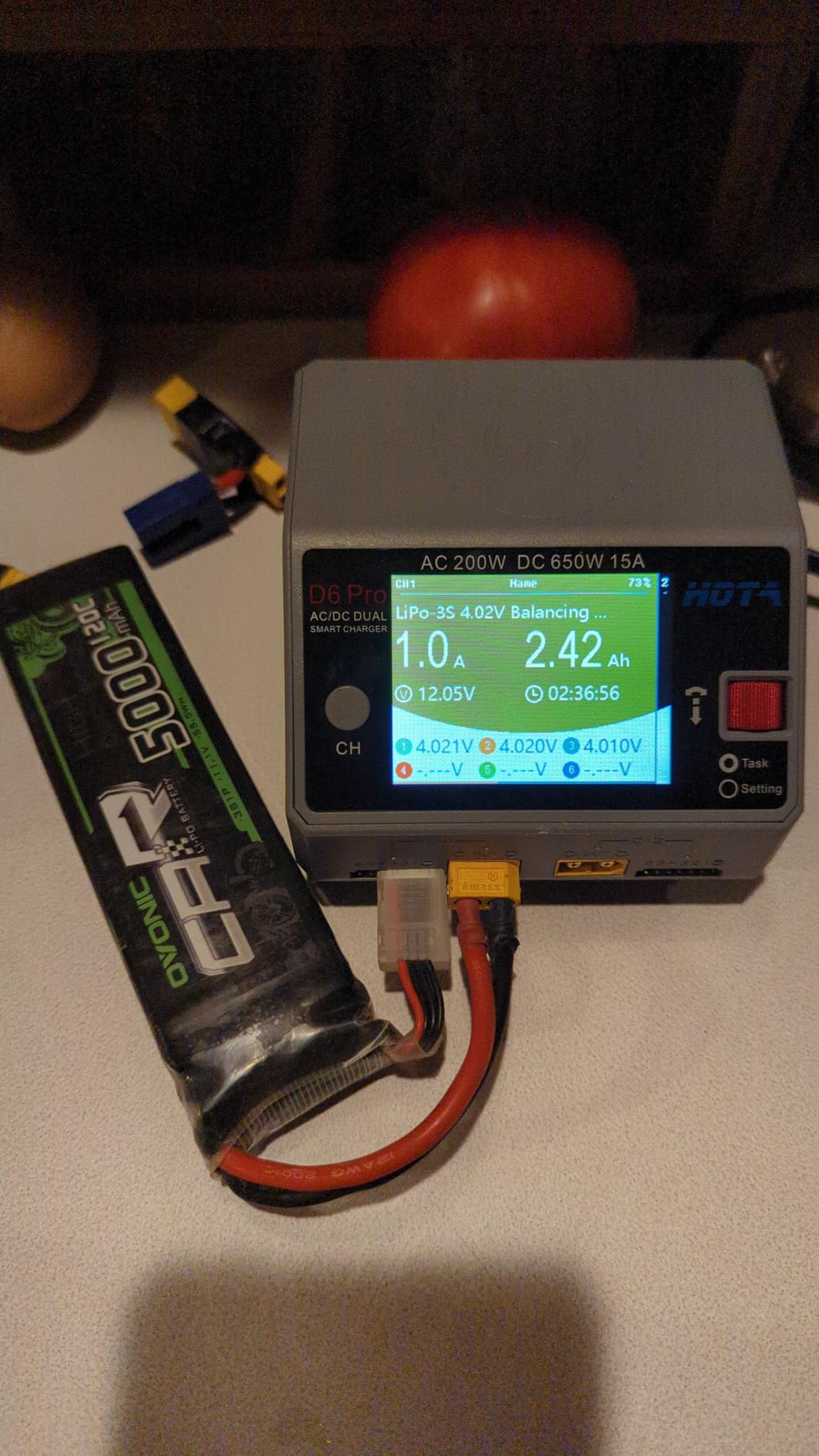 HOTA D6 Pro Dual Channel RC Battery Charger for 1-6S Lipo Batteries | AC 200W, DC 325W, Wireless Charger, 15A Balance Charger, for LiHv, Nicd, NiMH Battery Charging, RC Car, Boat, FPV Race Drone customer photo 2