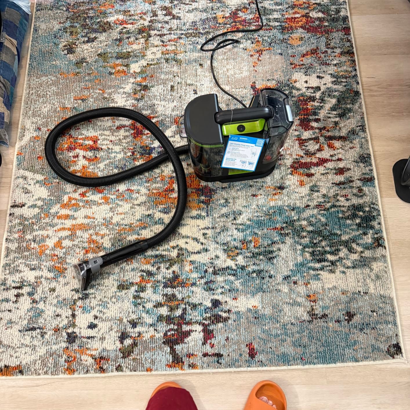 BISSELL Little Green Max Pet SmartMix Carpet Cleaner, 38572 | SmartMix Technology auto-mixes solution; self-cleaning tough stain tool; upholstery & car detailing customer photo 1