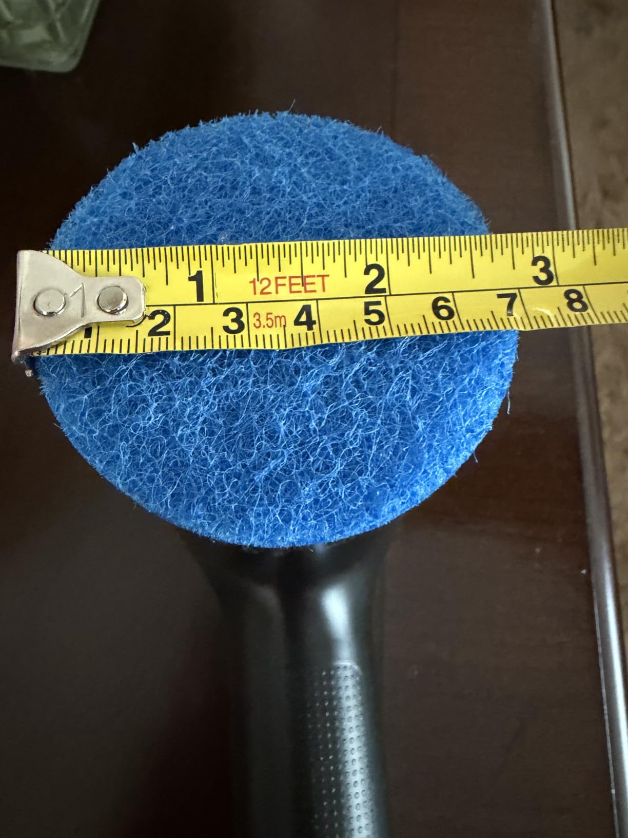 PUFTEM Electric Spin Scrubber, Cordless Shower Scrubber | Battery Level Display, Dual Speed, 6 Replaceable Brush Heads, IPX7 Waterproof, Long Runtime, Tub, Tile & Sink Cleaning customer photo 2