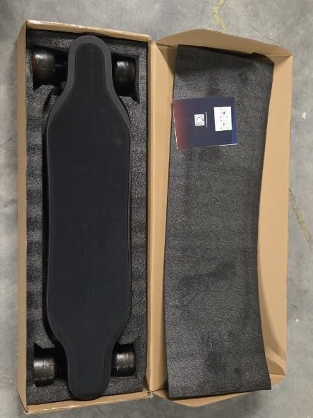 Electric Skateboard - Full-Screen LED Deck & Swappable Battery | 4 modes from 13mph to 28mph, 25 Miles Max Range, 105*65mm PU Wheels, Swap Batteries in Seconds, 1200W Motors, 330lb Max Load customer photo 2