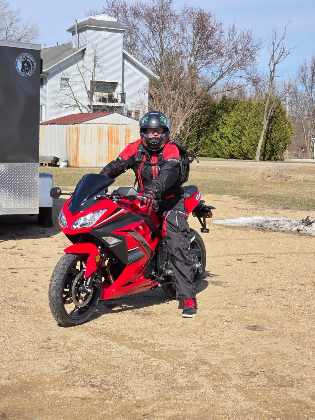 X-PRO 250cc 6 Speed EFI Fuel Injection Dirt Bike Motorcycle Bike Street Bike Motorcycle Assembled in Crate (Red) customer photo 1