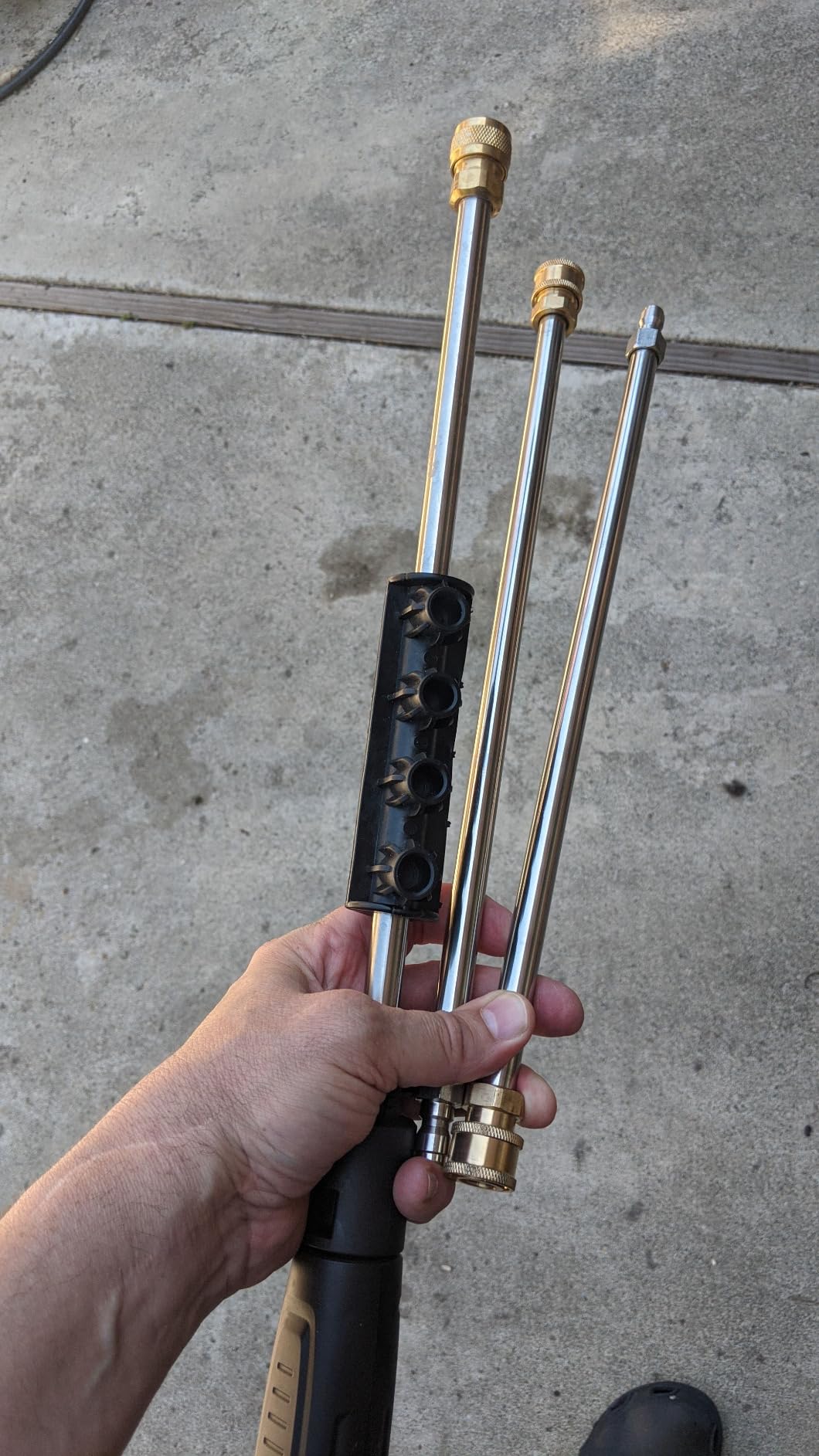 Pressure Washer Extension Wand, 2 Pack 17 Inch Stainless Steel Heavy Duty Wands with 1/4 Inch Quick Connect, Fits Most Pressure and Power Washers customer photo 1