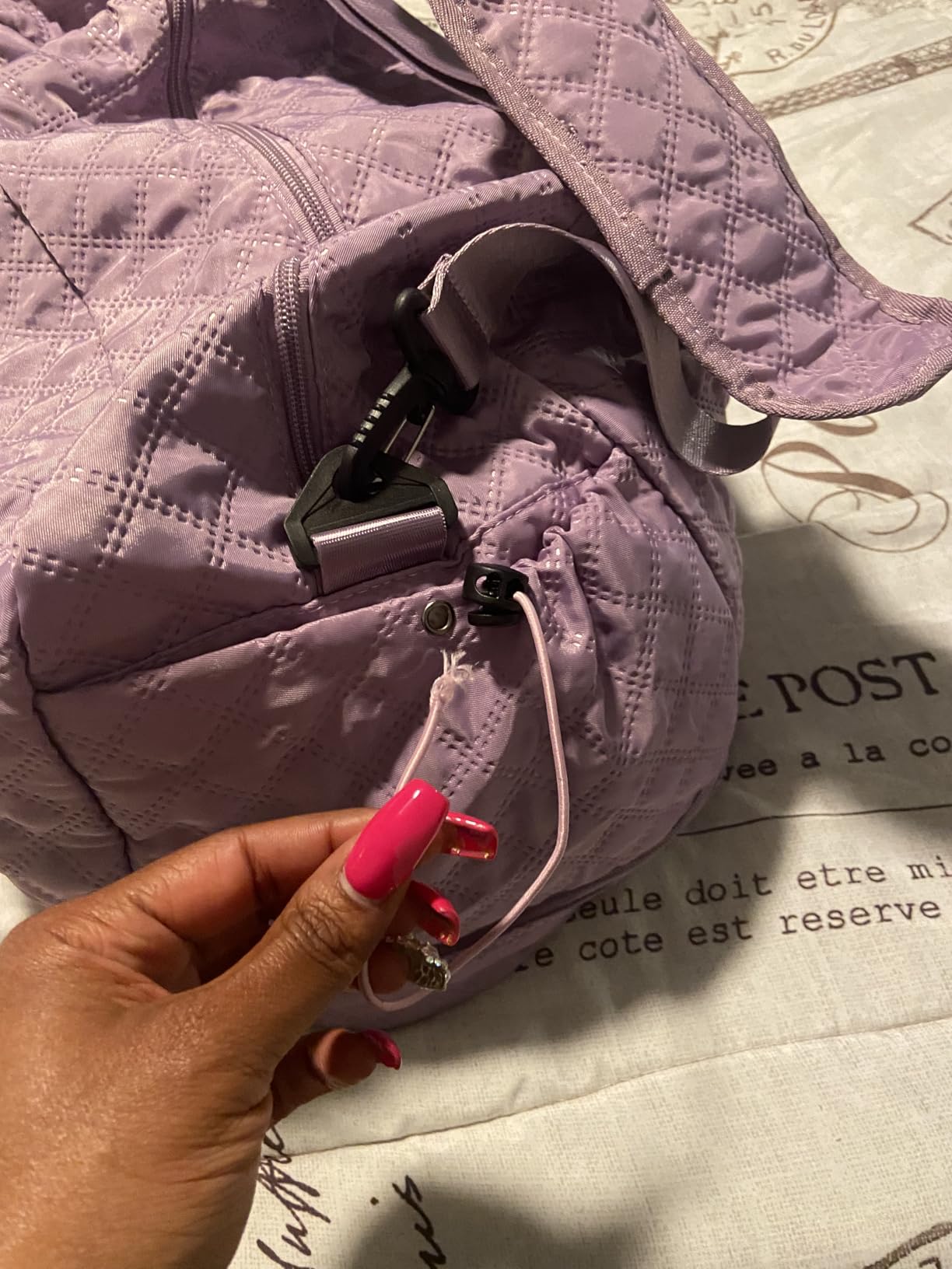 Girl Gift-Women Birthday Gifts-Travel Bags for Women-Overnight Bag | Gifts for Teenage Girls-Kids Duffel Weekend Bags with Shoe Compartment,Gift for Womens Friend Niece Sister Kids (Letter A) customer photo 1