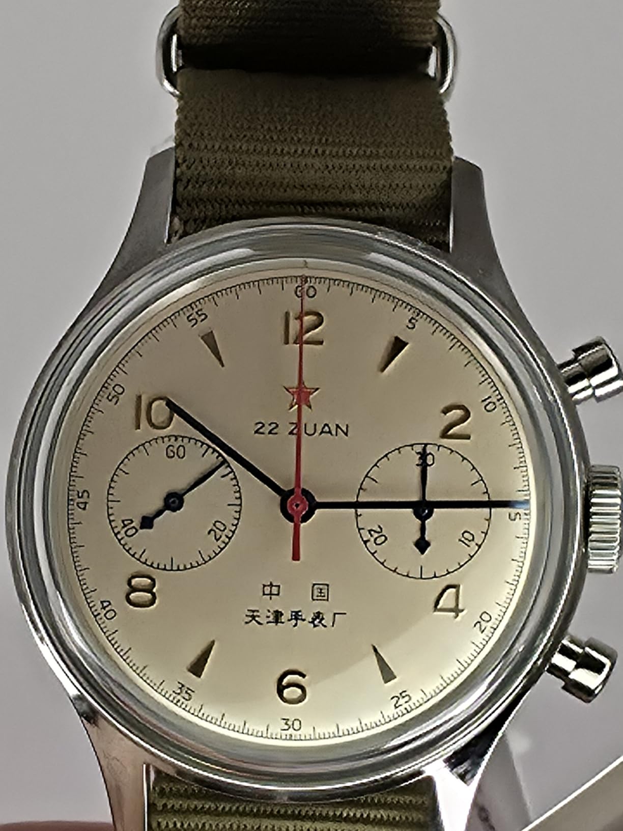 Men's Mechanical Wristwatch, Seagull 1963 Aviation Chronograph Pilot Mechanical Watch, Manual Winding, GD 1963 International Edition, ST1901 customer photo 1