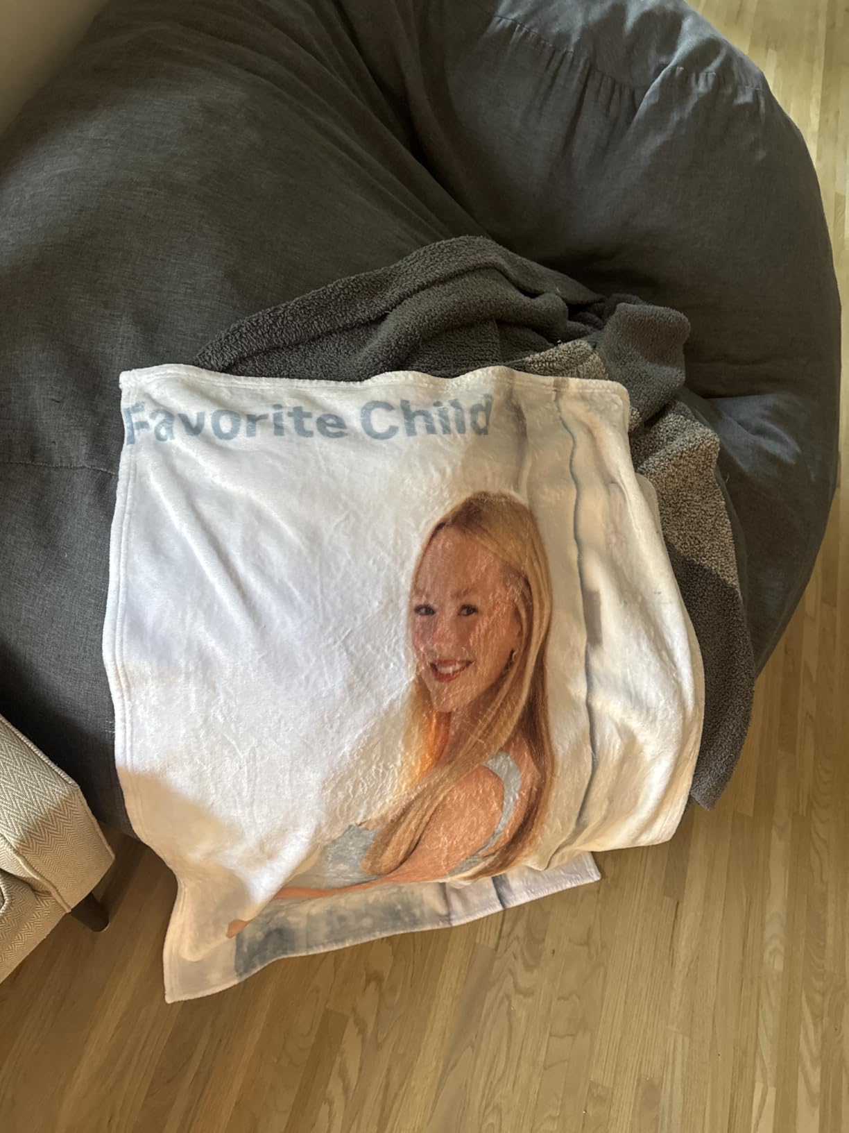 inkArts Custom Blanket Throws with Photos Text Personalized with Picture Customizable, Customize for Mom, Dad, Couple, Girlfriend, Boyfriend, Husband & Wife customer photo 1