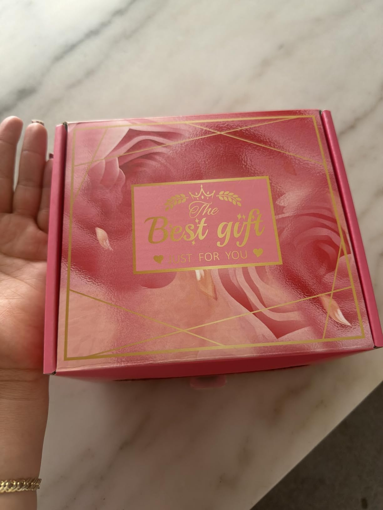 Birthday Gifts for Women, Mom, Unique Pink Spa Relaxation Baskets Set | Christmas, Mothers Day, Valentines, Gift for Her, Girlfriend, Grandma, Wife, Coworker, Sister, Friend, Sister, Self Care customer photo 1
