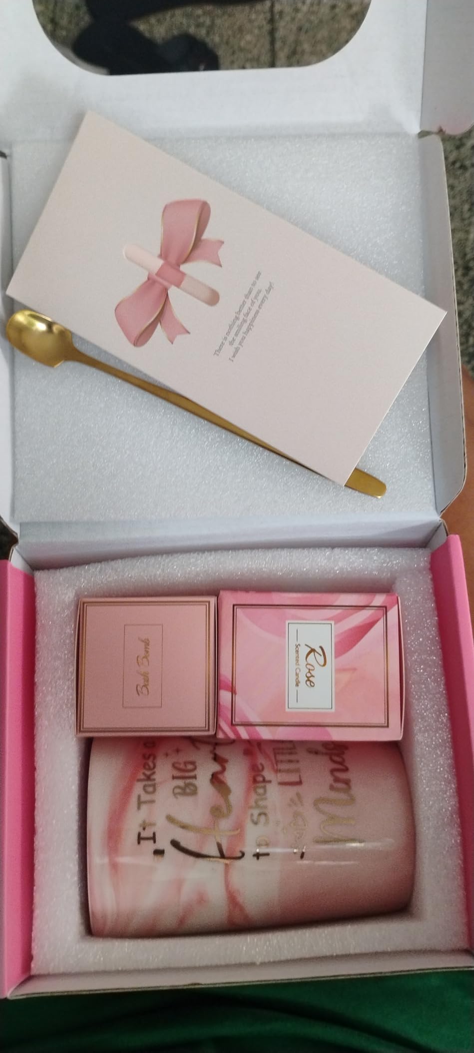 Birthday Gifts for Women, Mom, Unique Pink Spa Relaxation Baskets Set | Christmas, Mothers Day, Valentines, Gift for Her, Girlfriend, Grandma, Wife, Coworker, Sister, Friend, Sister, Self Care customer photo 2