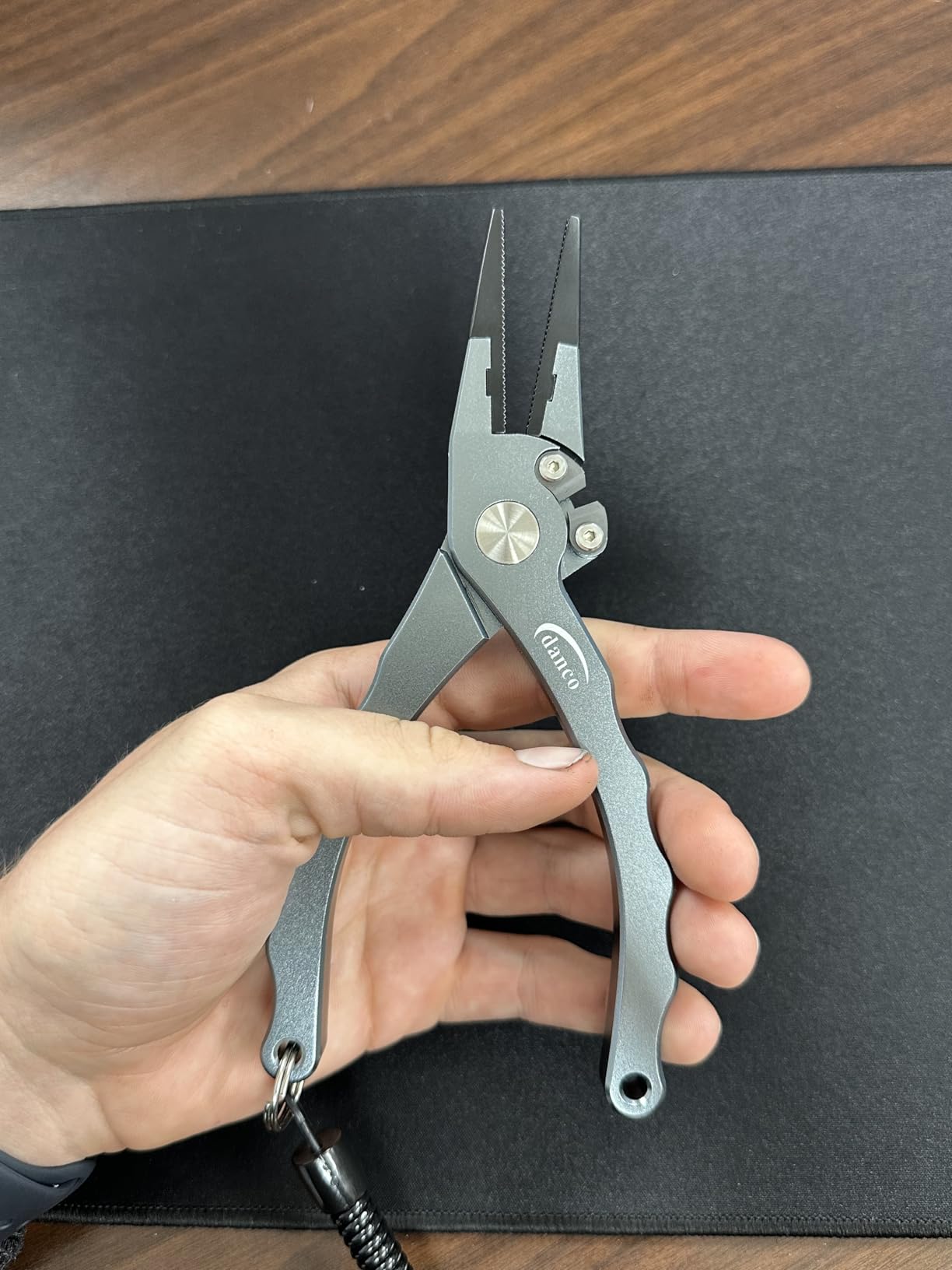 Gambler danco Aluminum Fishing Pliers and Fillet Knife Set, 7.5 Inch Pliers with Tungsten Carbide Cutters, 7 Inch Knife customer photo 2