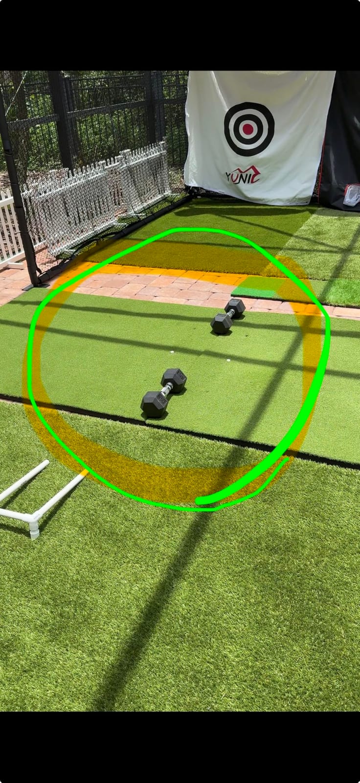 Bltend Golf Mat 36mm: 5x4ft/6x4ft Golf Hitting Mat Practice Outdoor Indoor | Elite Dense Artificial Turf, Heavy Duty Thickened EVA Backing, Balls & Tees customer photo 1